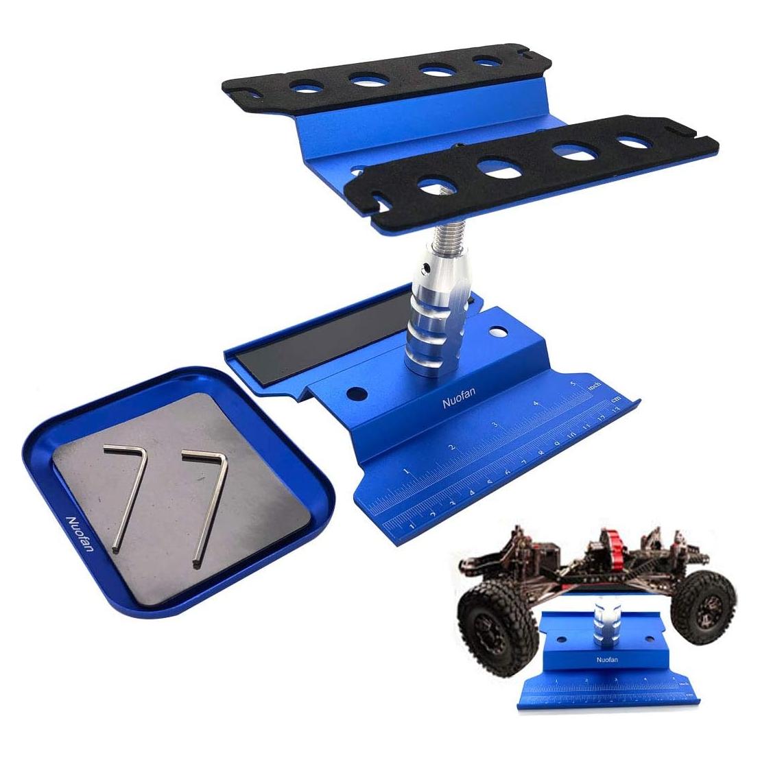 Soporte de Trabajo para Coche RC Nuofan A-51 Aluminio 360°