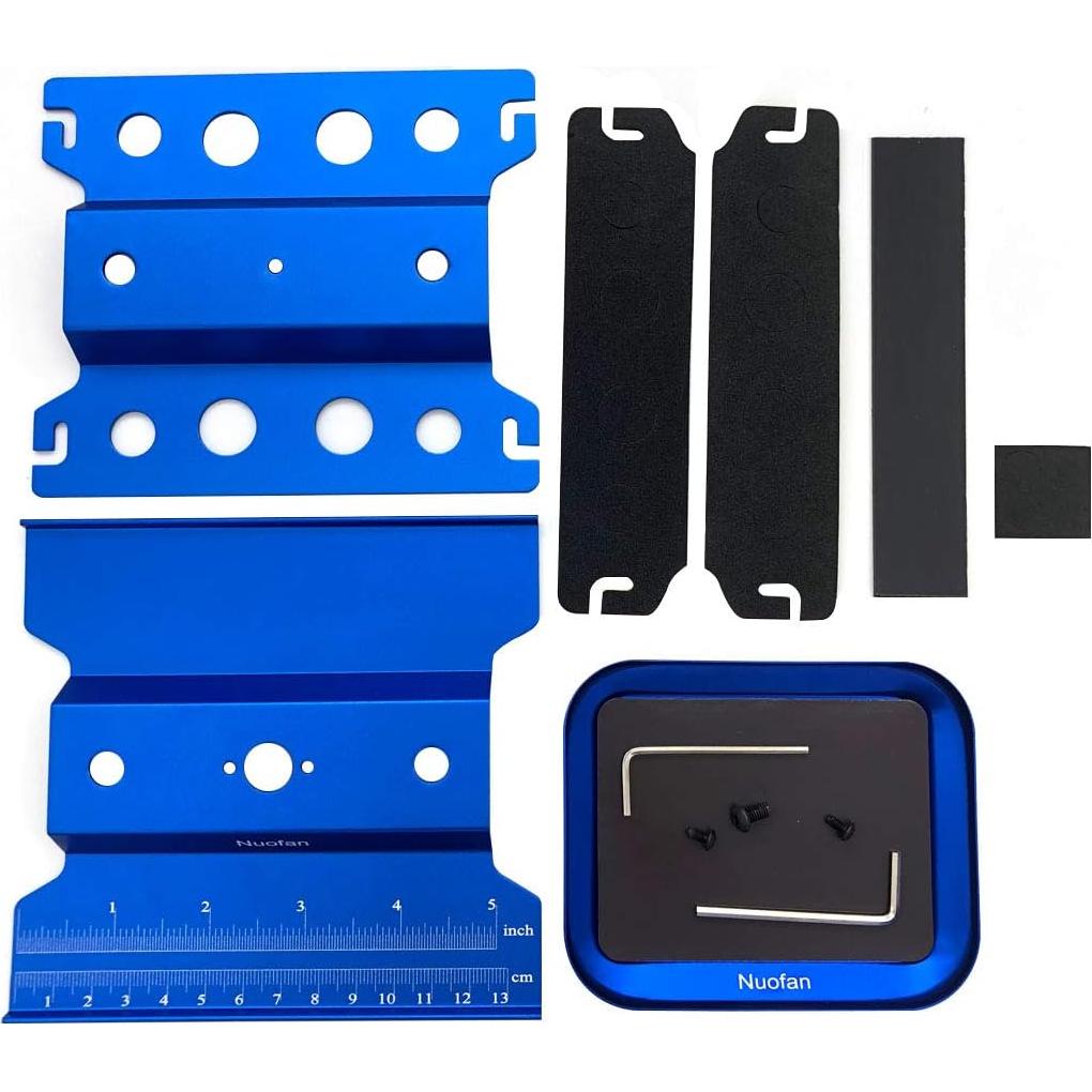 Soporte de Trabajo para Coche RC Nuofan A-51 Aluminio 360°