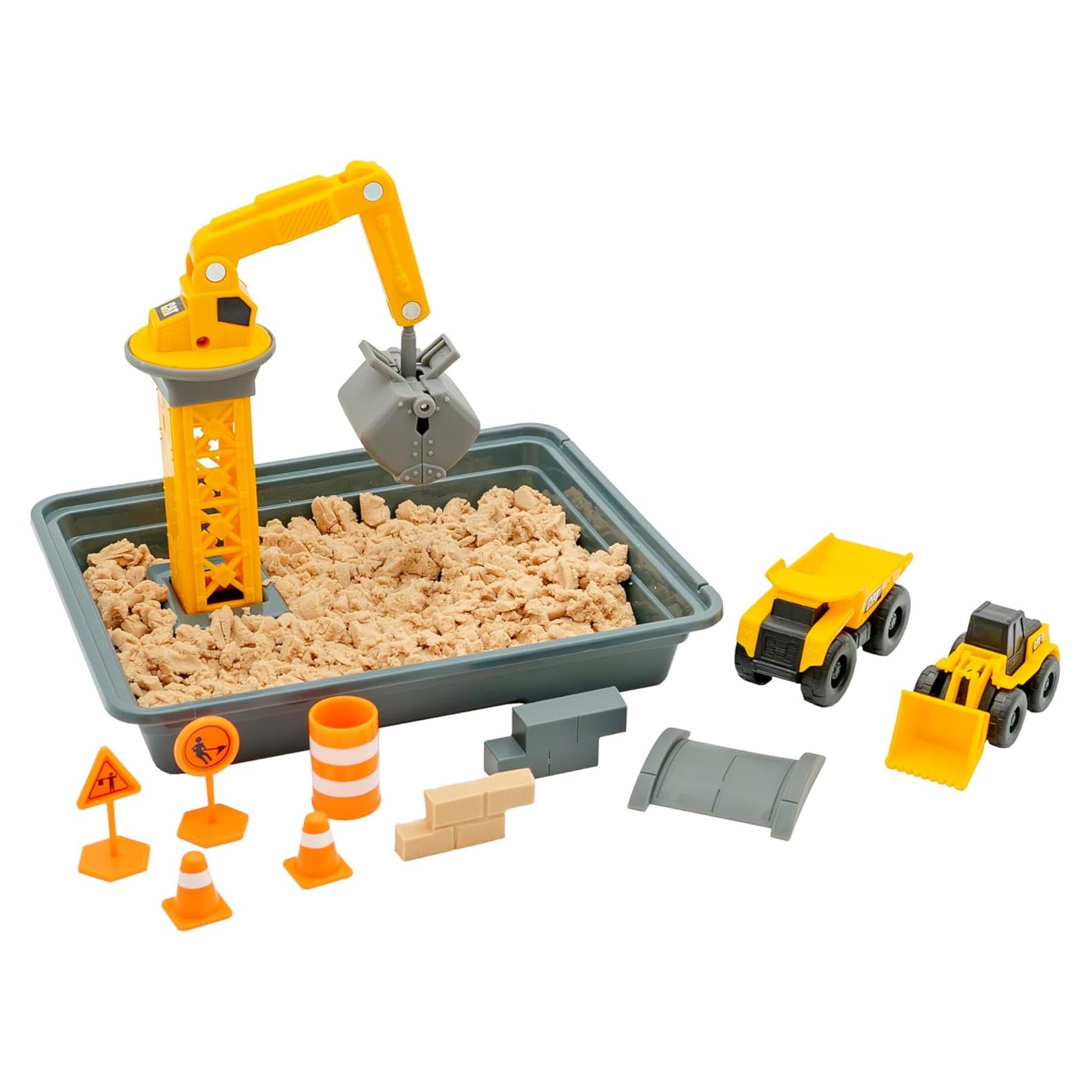 Juego de Construcción CAT Dig N' Build con Tierra y Vehículos