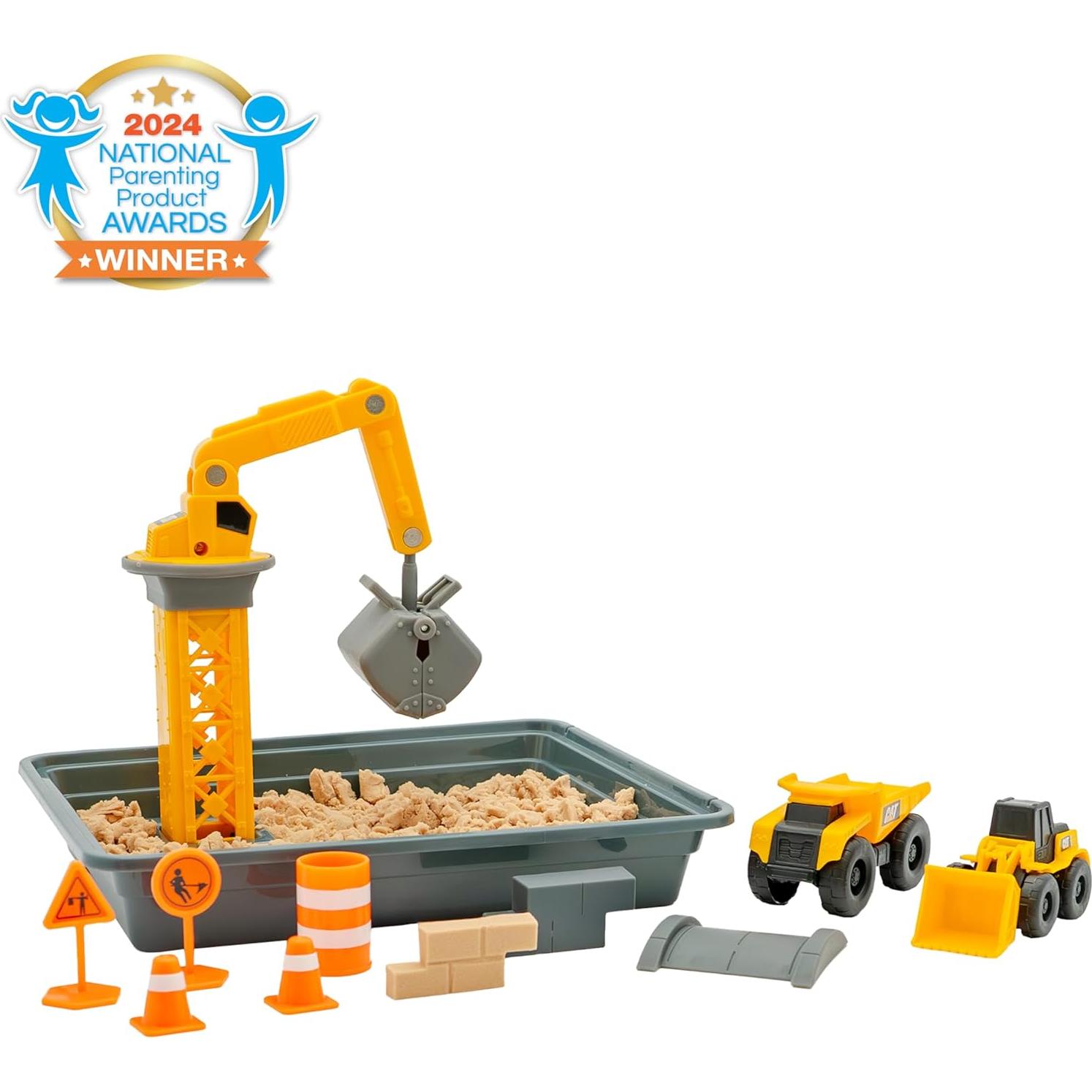 Juego de Construcción CAT Dig N' Build con Tierra y Vehículos