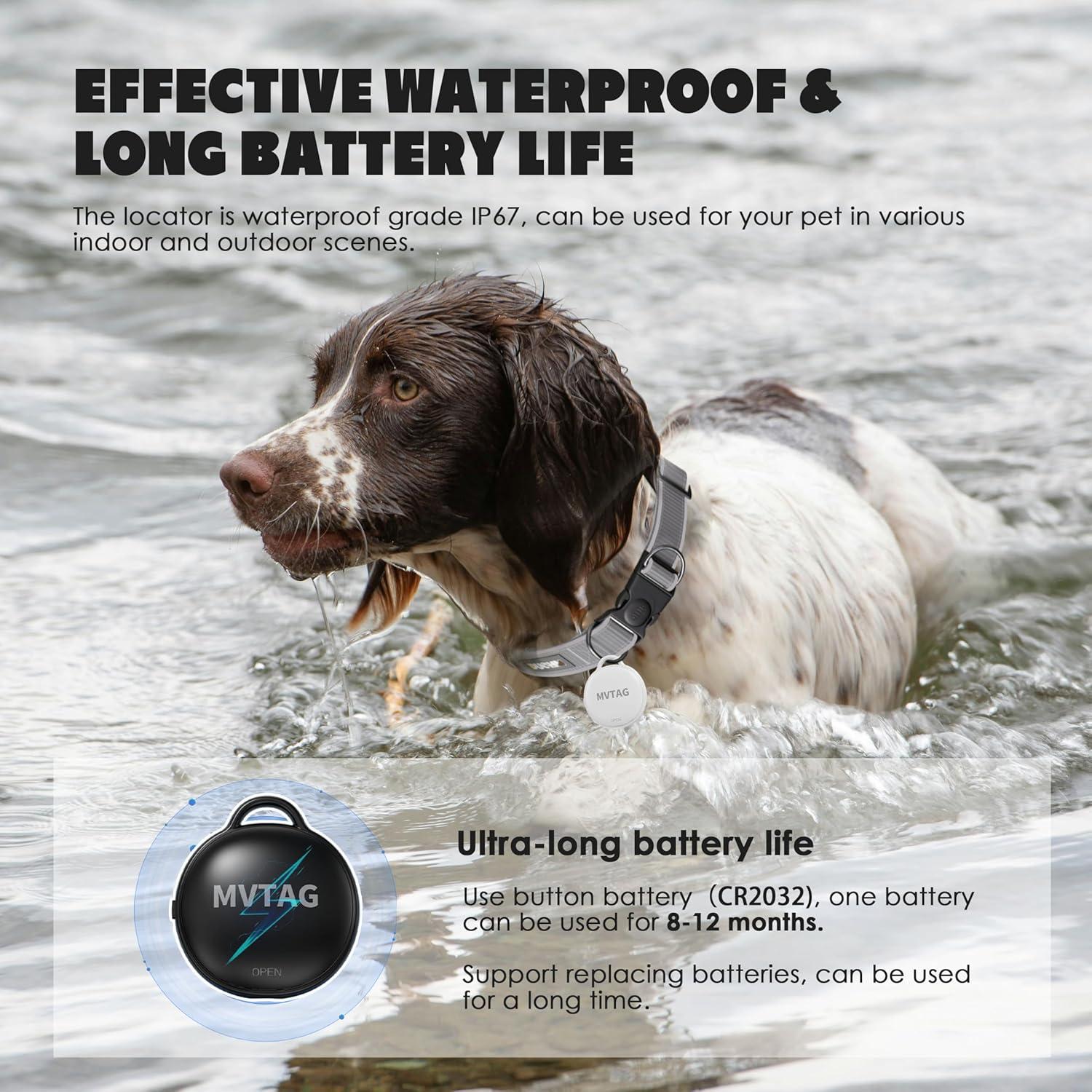 Collar GPS para Perros Aoikoy, Impermeable y Reflectante