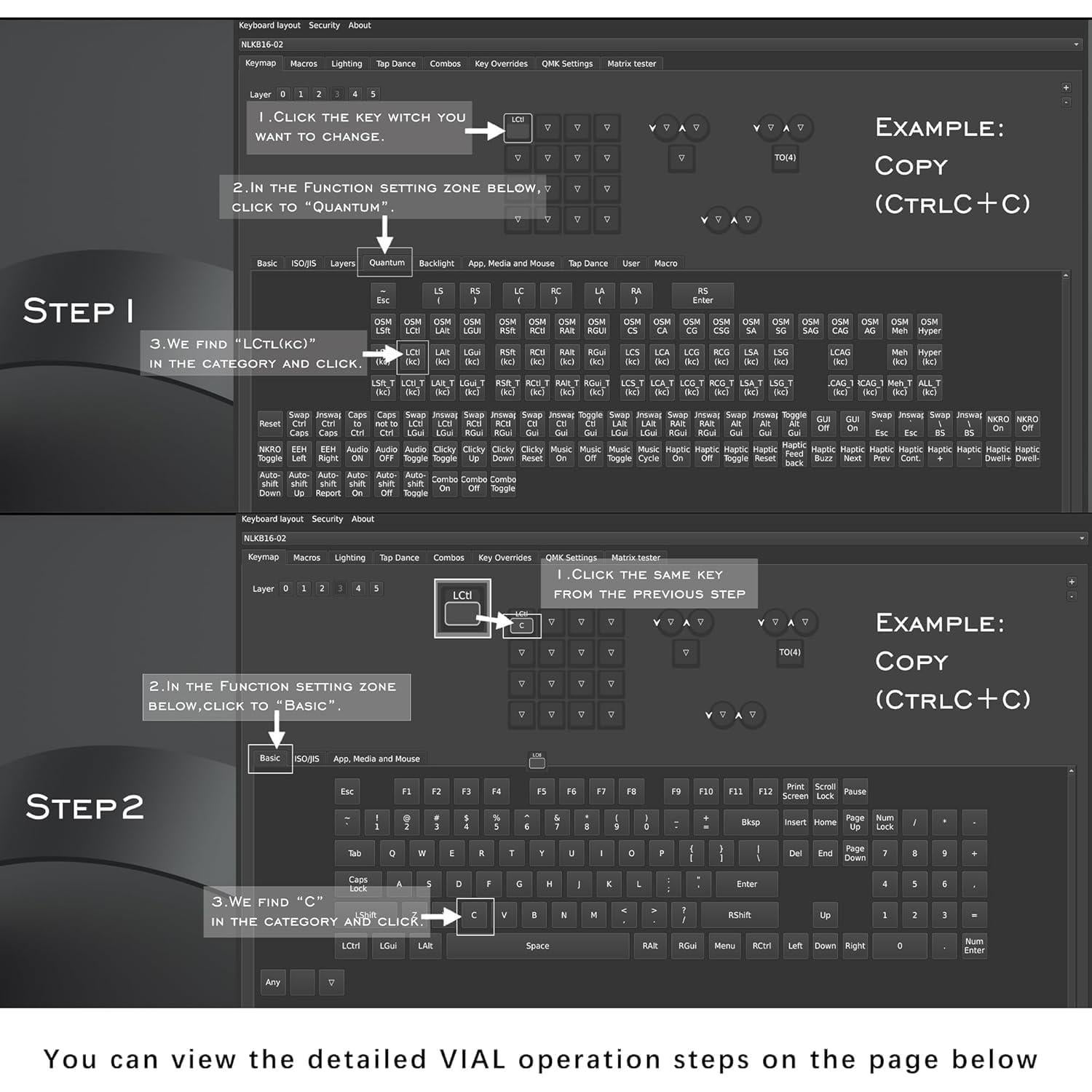 Teclado Macro Programable NLOFIN de 16 Teclas RGB Negro