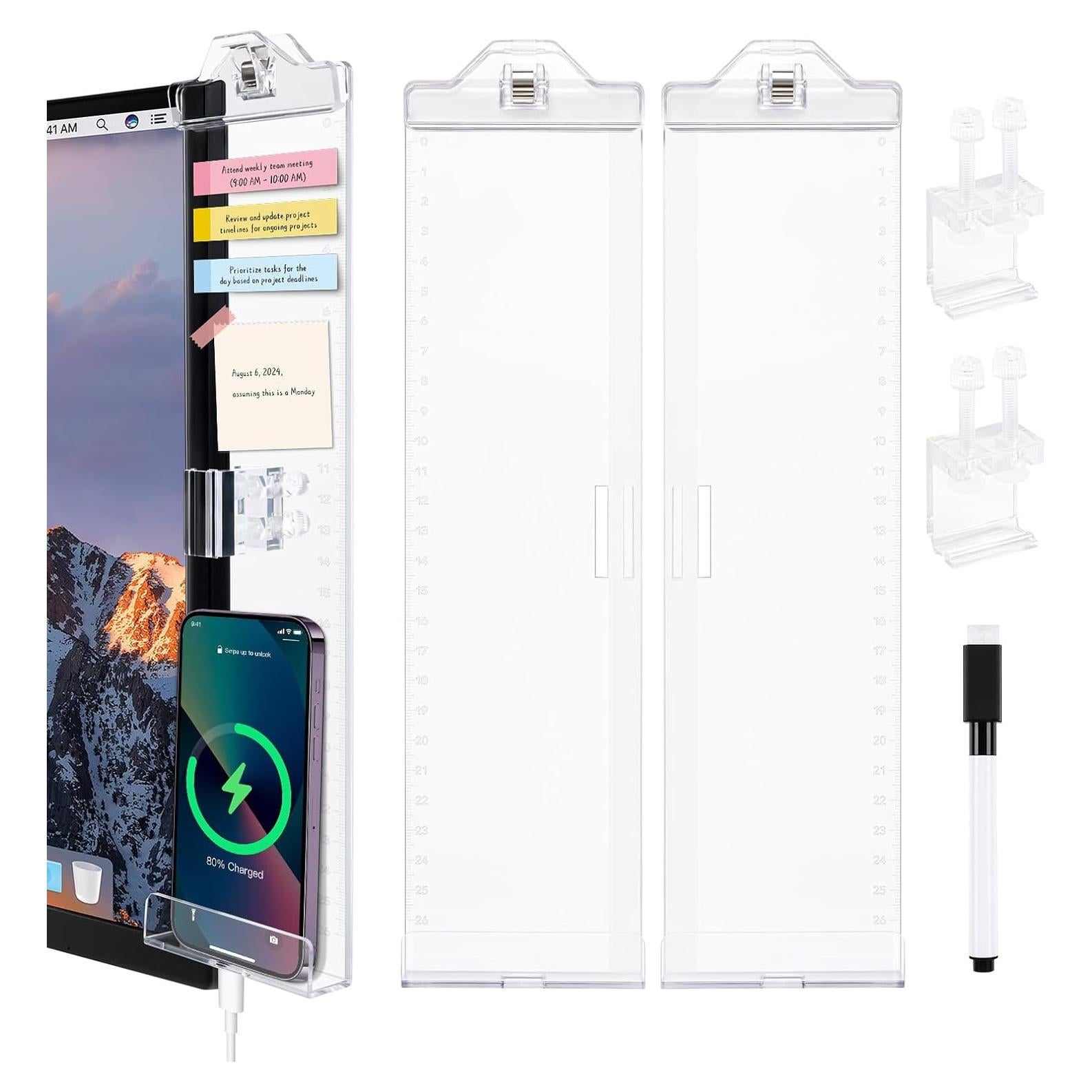 Tableros de Memoria Acrílicos Pindda 2PCS para Escritorio