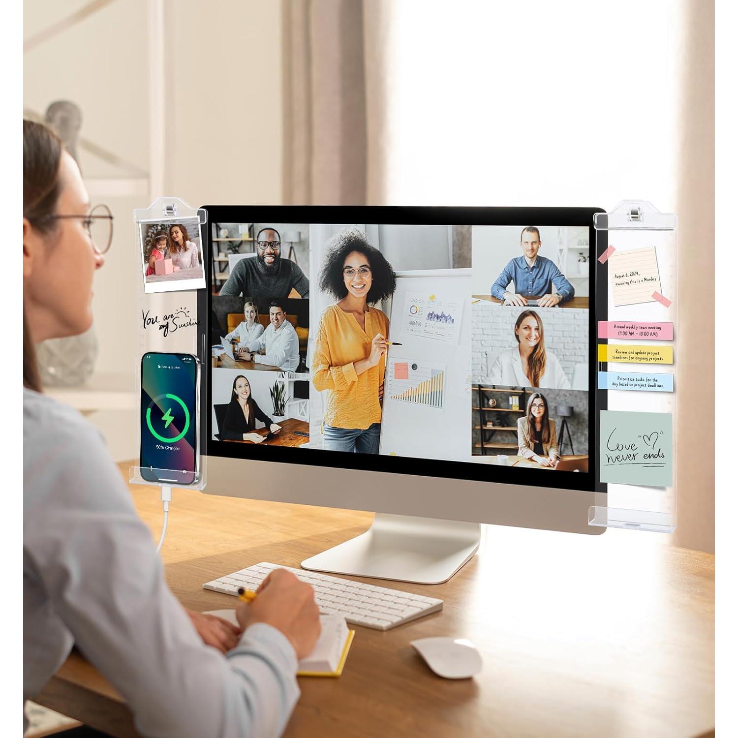 Tableros de Memoria Acrílicos Pindda 2PCS para Escritorio