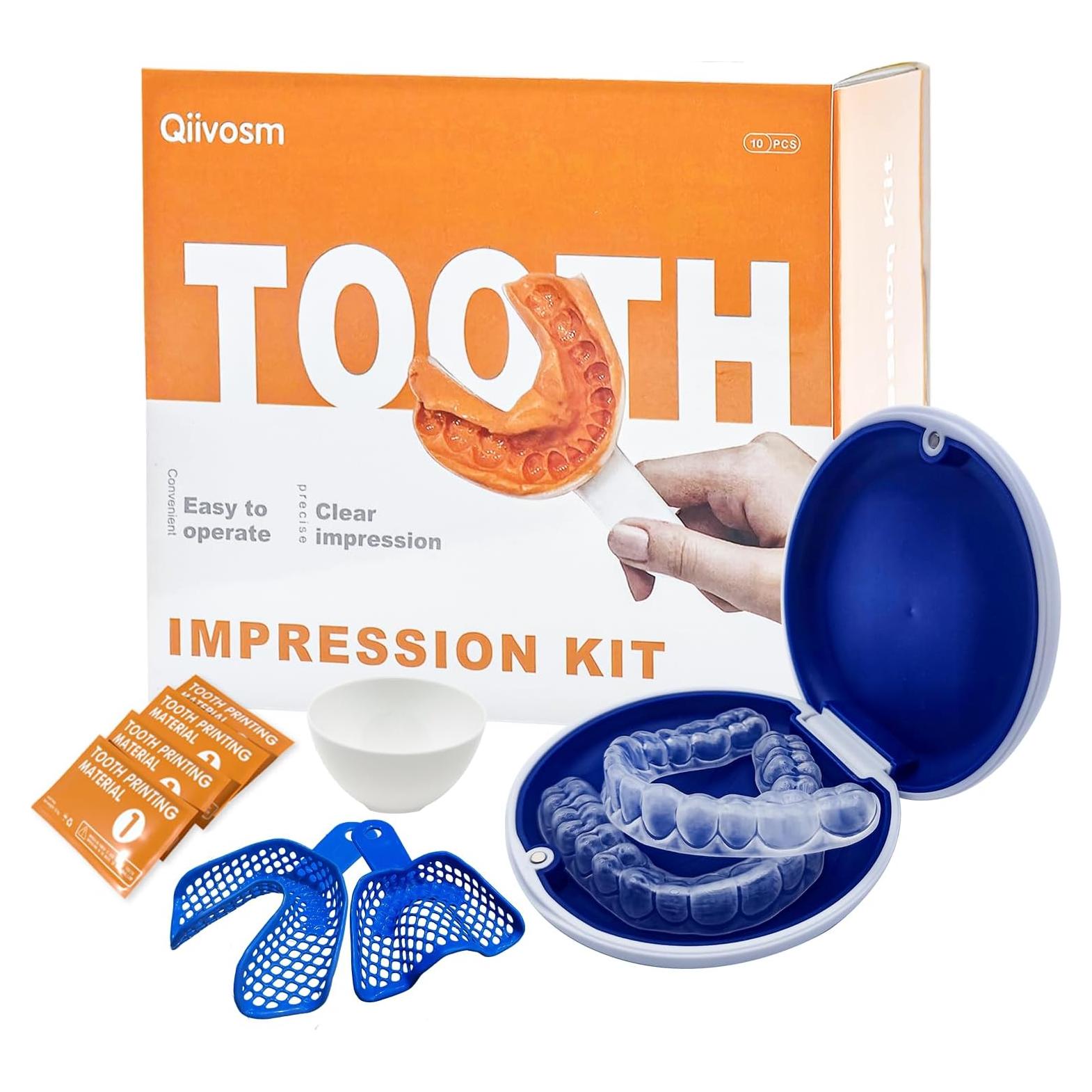 2 Protectores Bucales Personalizados Qiivosm para Bruxismo