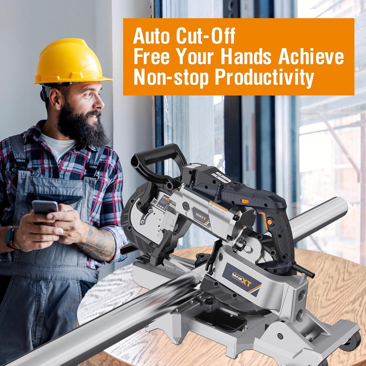 Sierra de Banda MAXXT 10 Amp 5" Corte Profundo Portátil