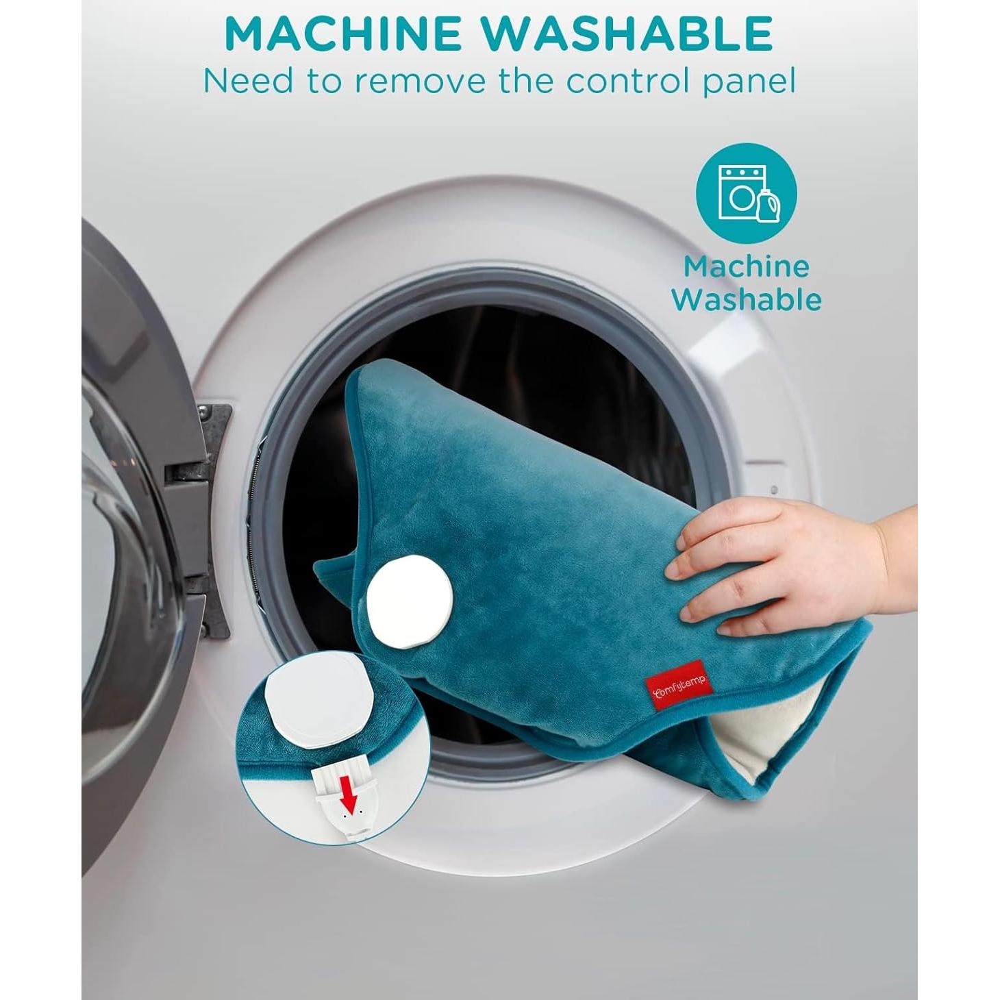 Almohadilla Térmica Eléctrica XL Comfytemp 38x61cm Azul