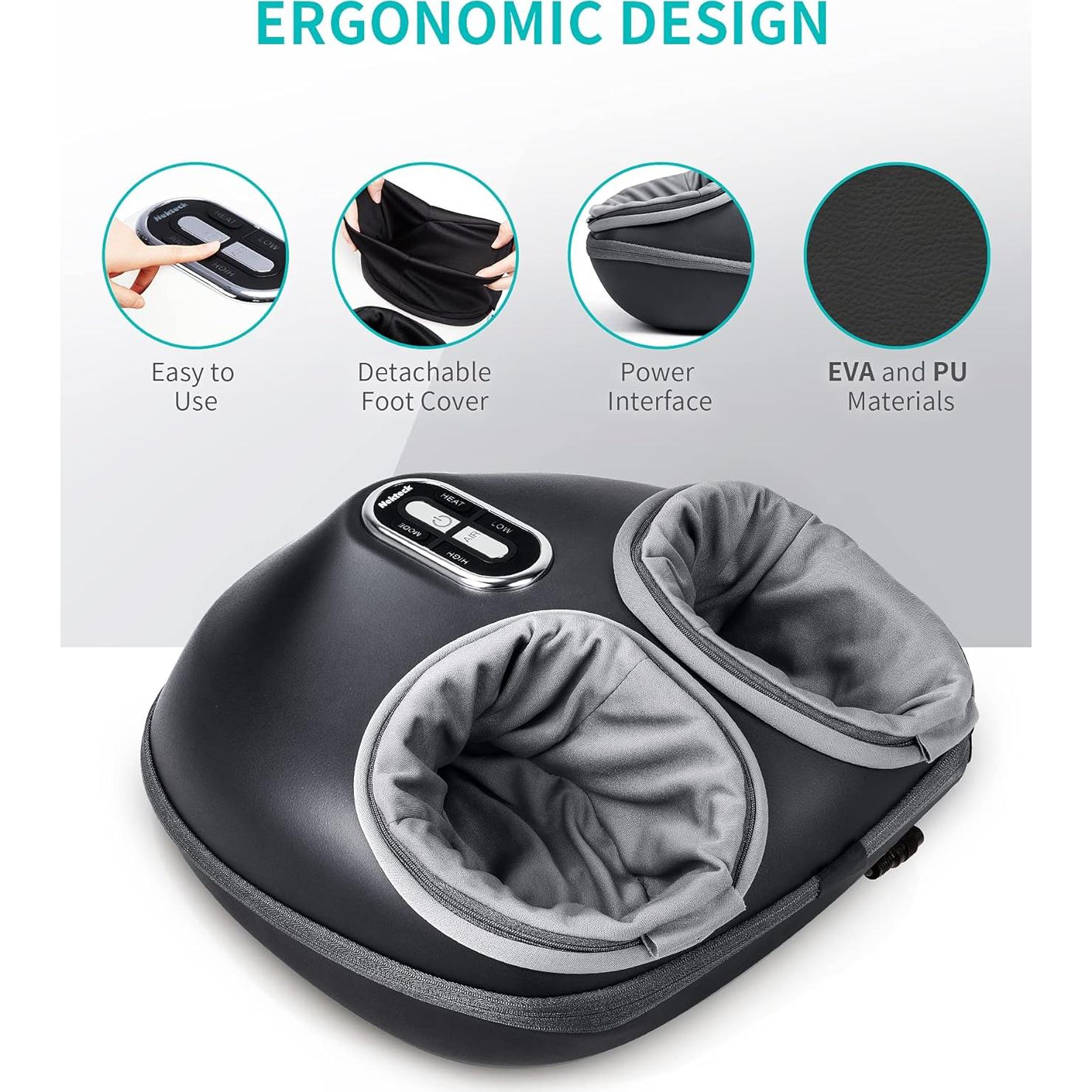 Masajeador de Pies Nekteck NK-FM-0301 con Calor y Amasado