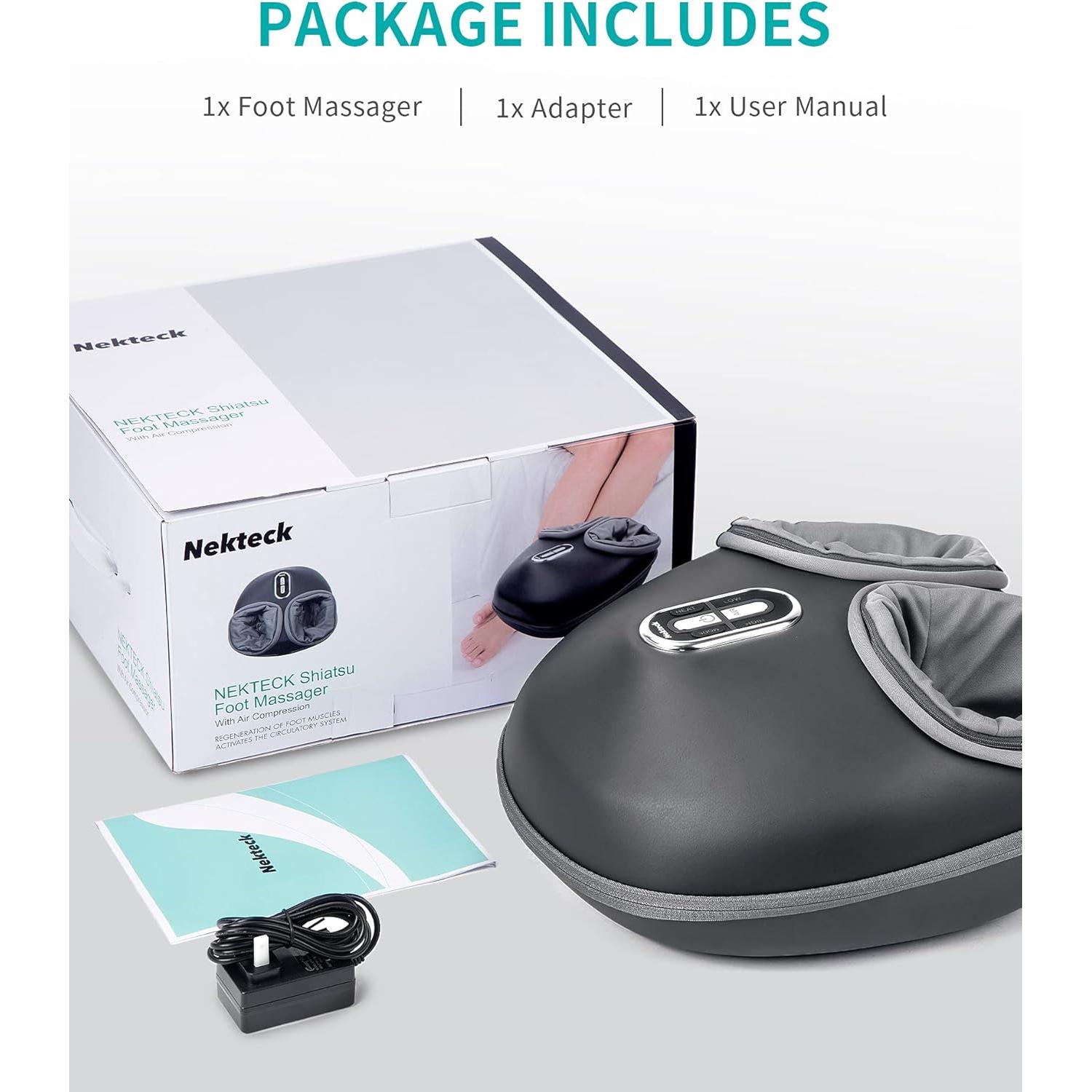 Masajeador de Pies Nekteck NK-FM-0301 con Calor y Amasado