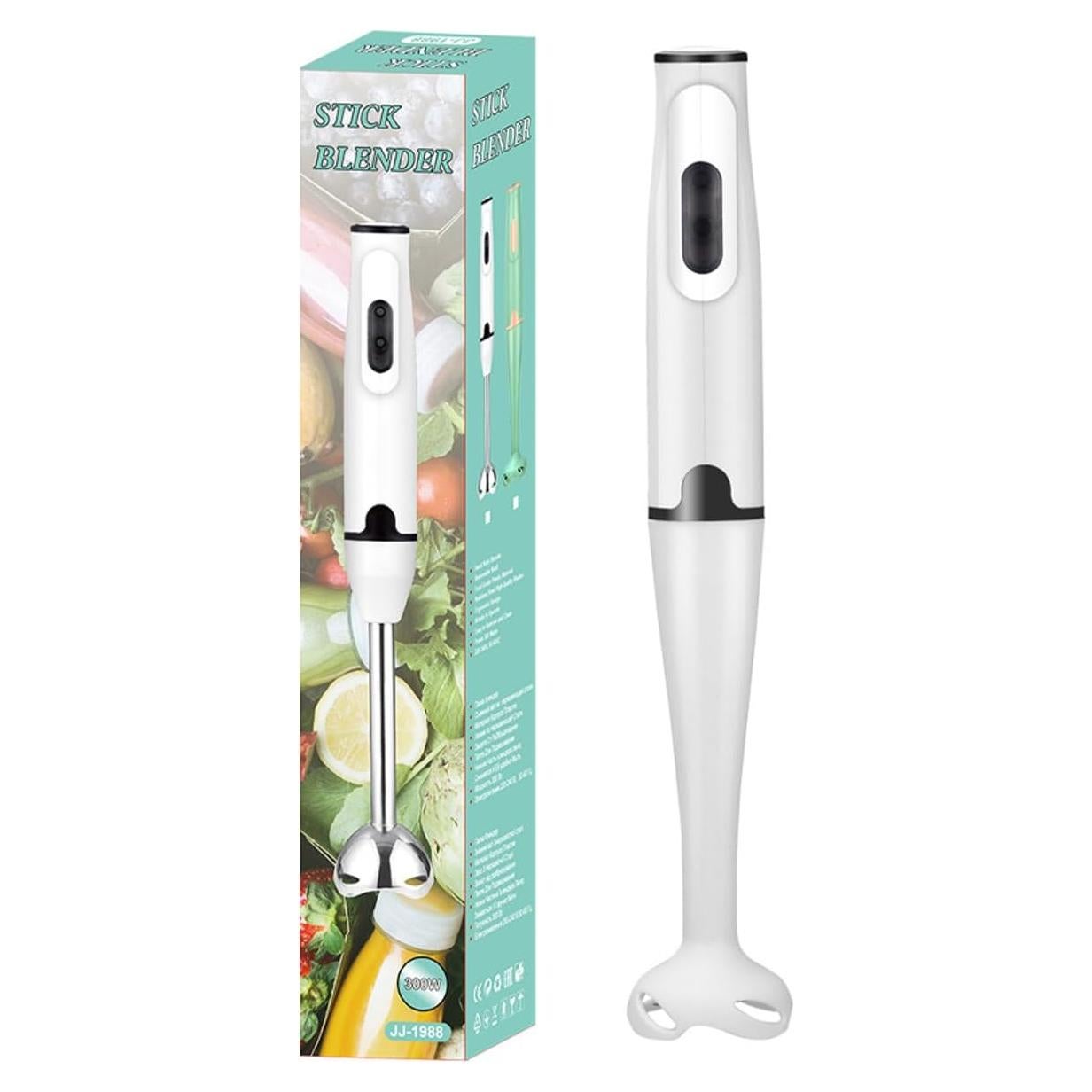 Batidora de Inmersión Eléctrica Okian 200W 2 Velocidades Blanca