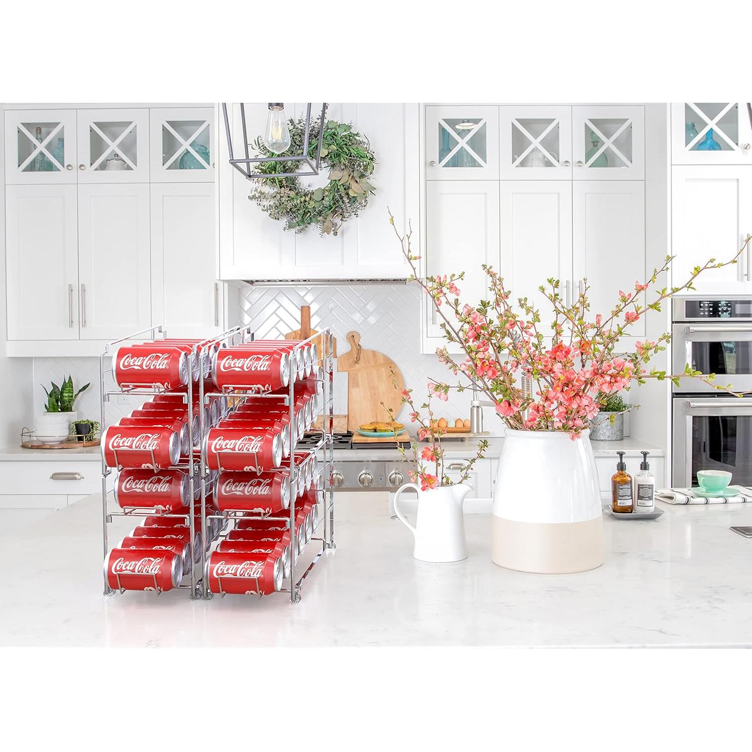 Dispensador de Latas Simple Houseware Cromo Paquete de 4