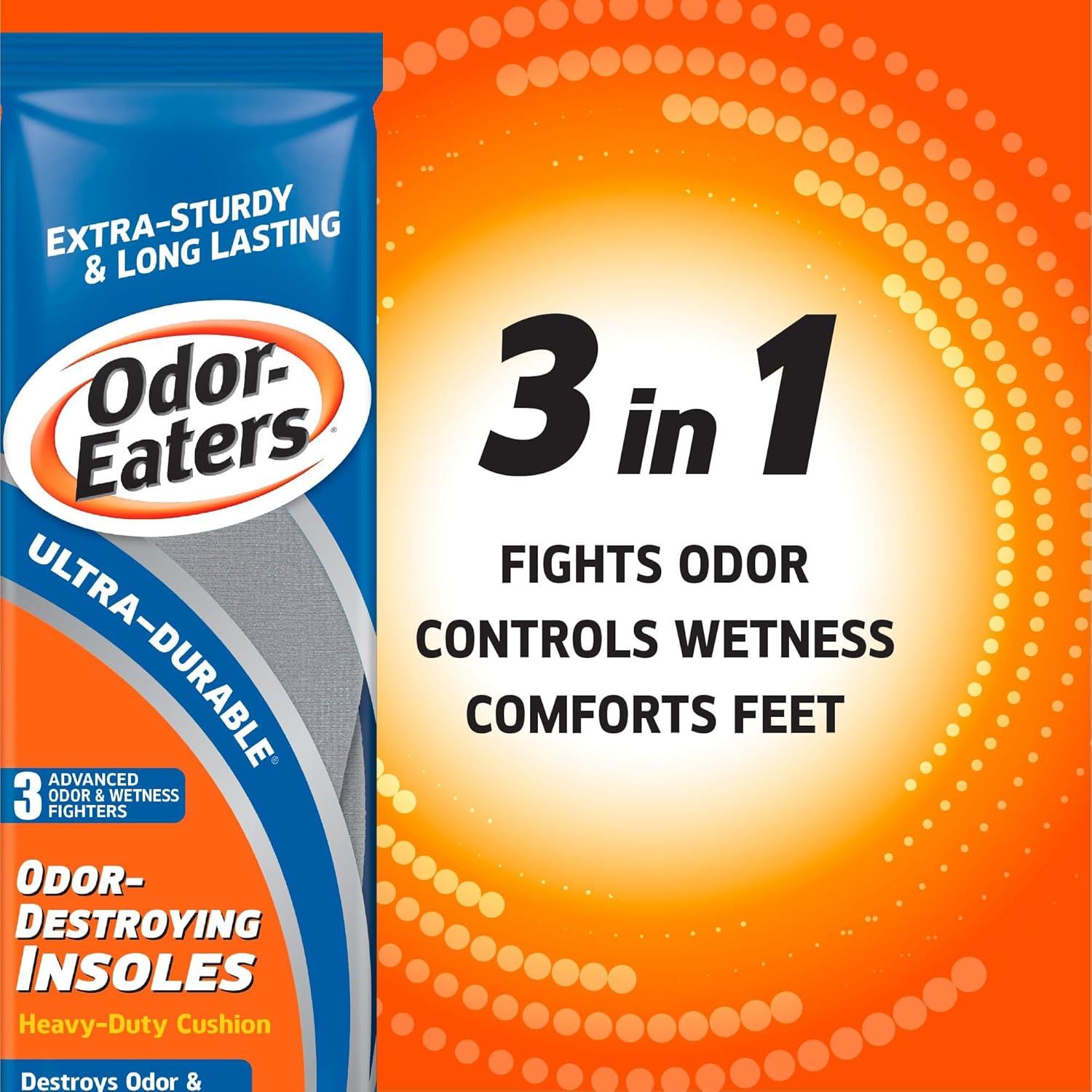 Plantillas Odor-Eaters Ultra Duraderas 1 Par - Desodorante Pies