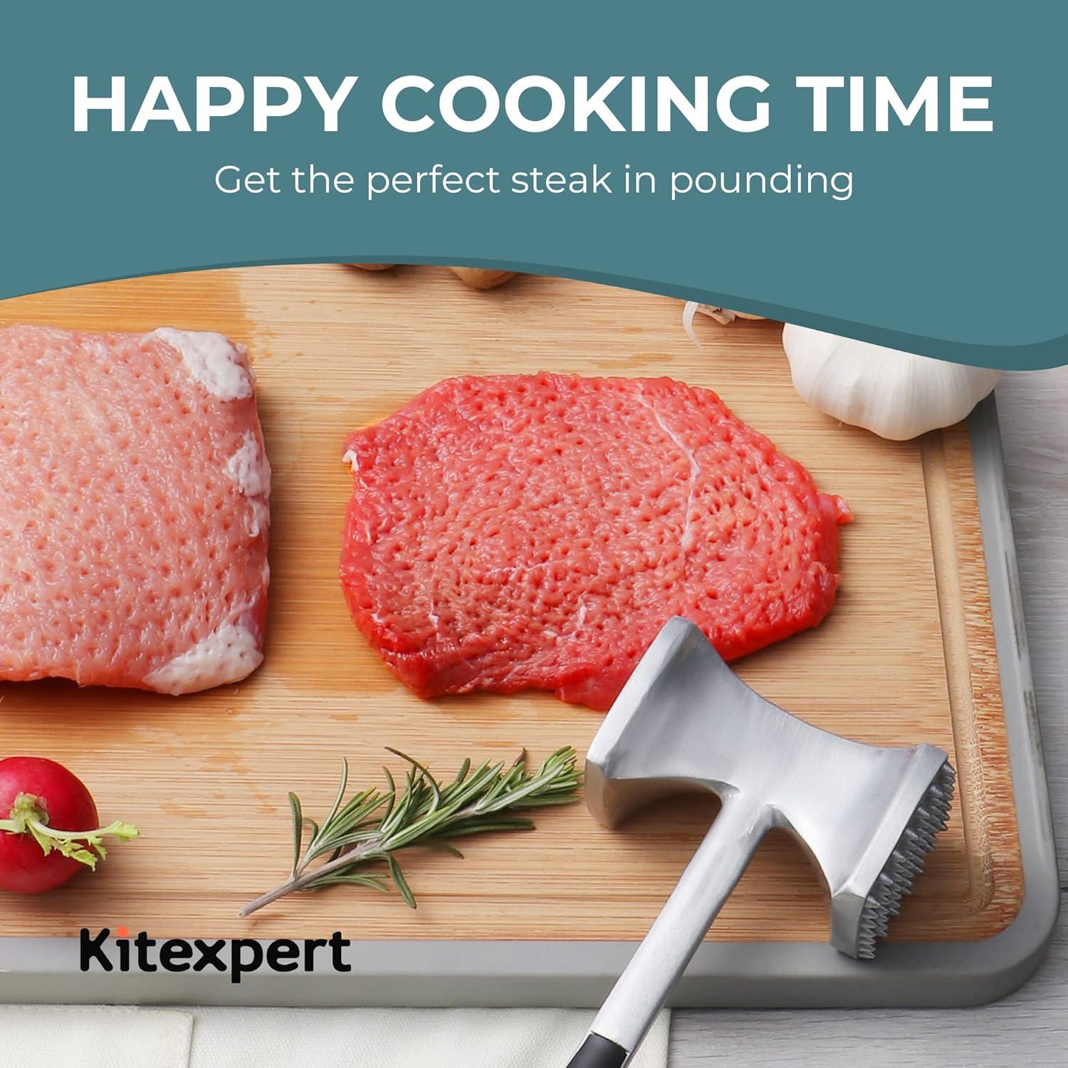 Mazo de Carne Kitexpert Doble Cara 23.9cm Ergonómico
