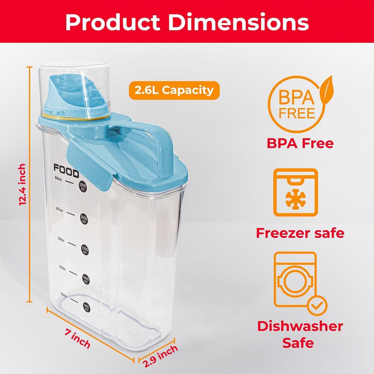 Contenedor de Almacenamiento Hermético Malachite 2.6L Azul