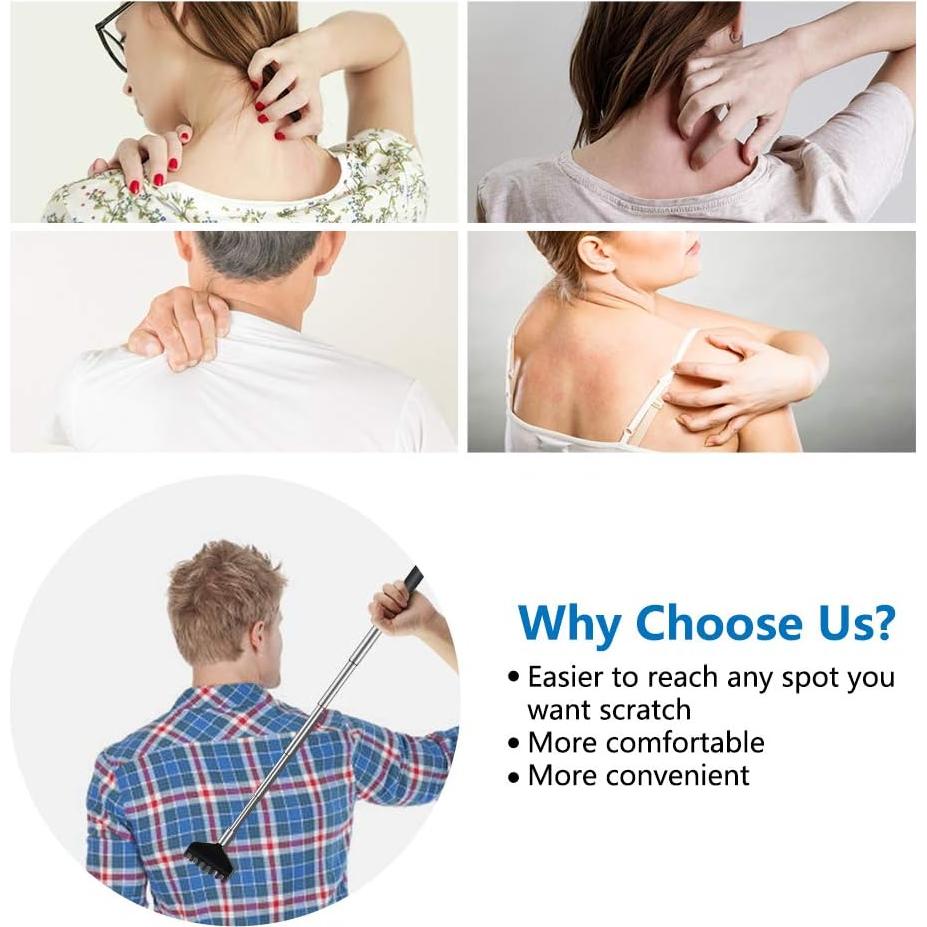 Rascador de Espalda YIMICOO Telescópico 6 Paquetes