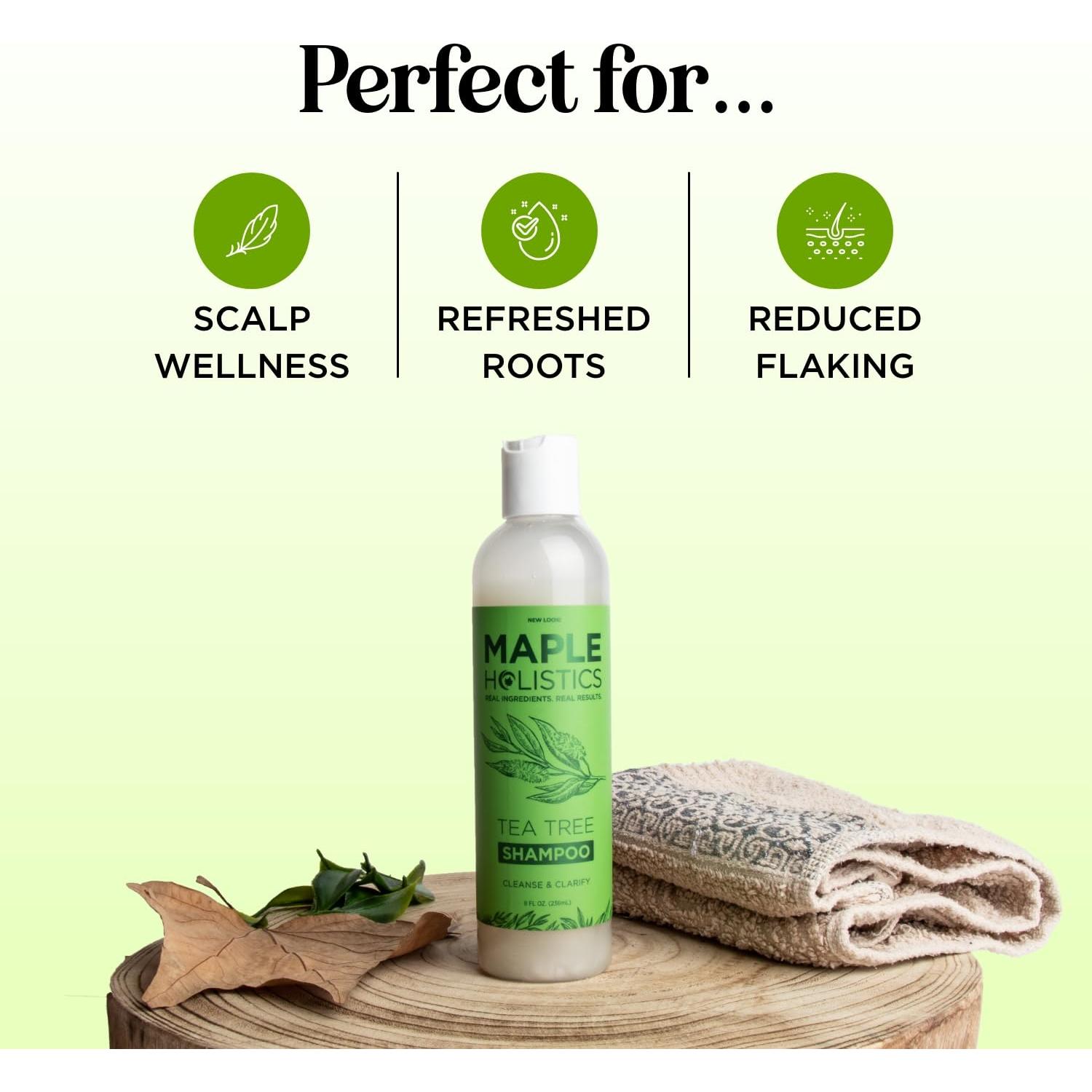 Champú Revitalizante Maple Holistics 236ml Árbol de Té