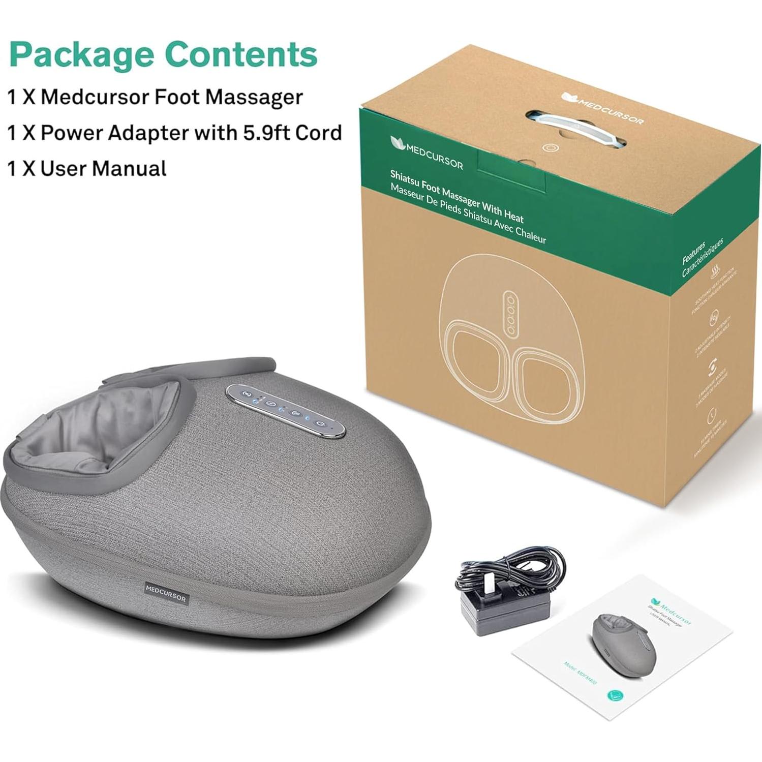 Masajeador de Pies Medcursor MDFM400 con Calor y Amasado