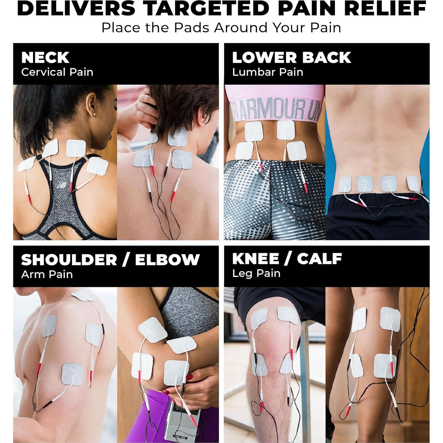 Estimulador Muscular TENS 7000 Roscoe - Alivio Dolor 22x5cm