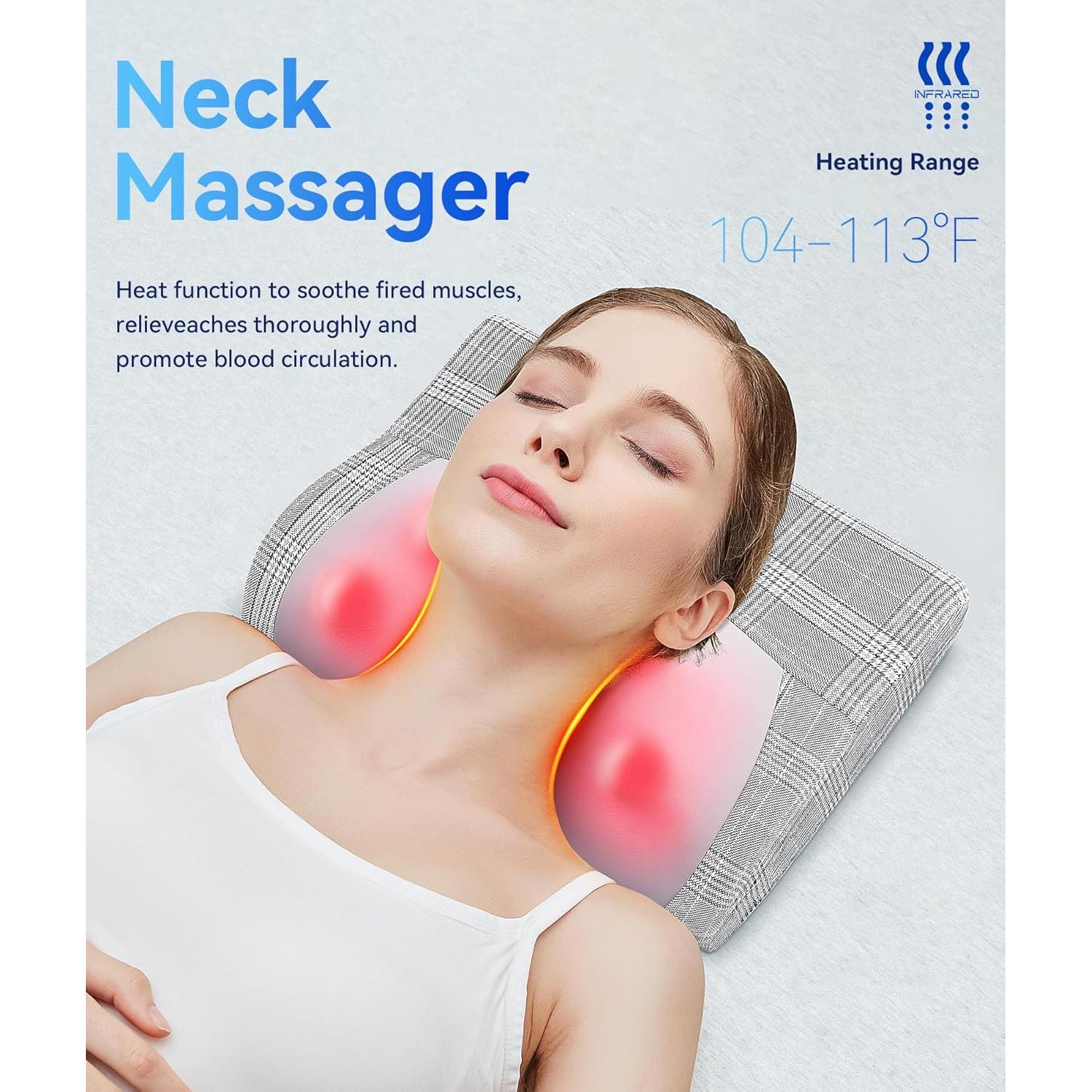 Masajeador de Espalda Papillon JH-017-X con Calor y 3 Velocidades