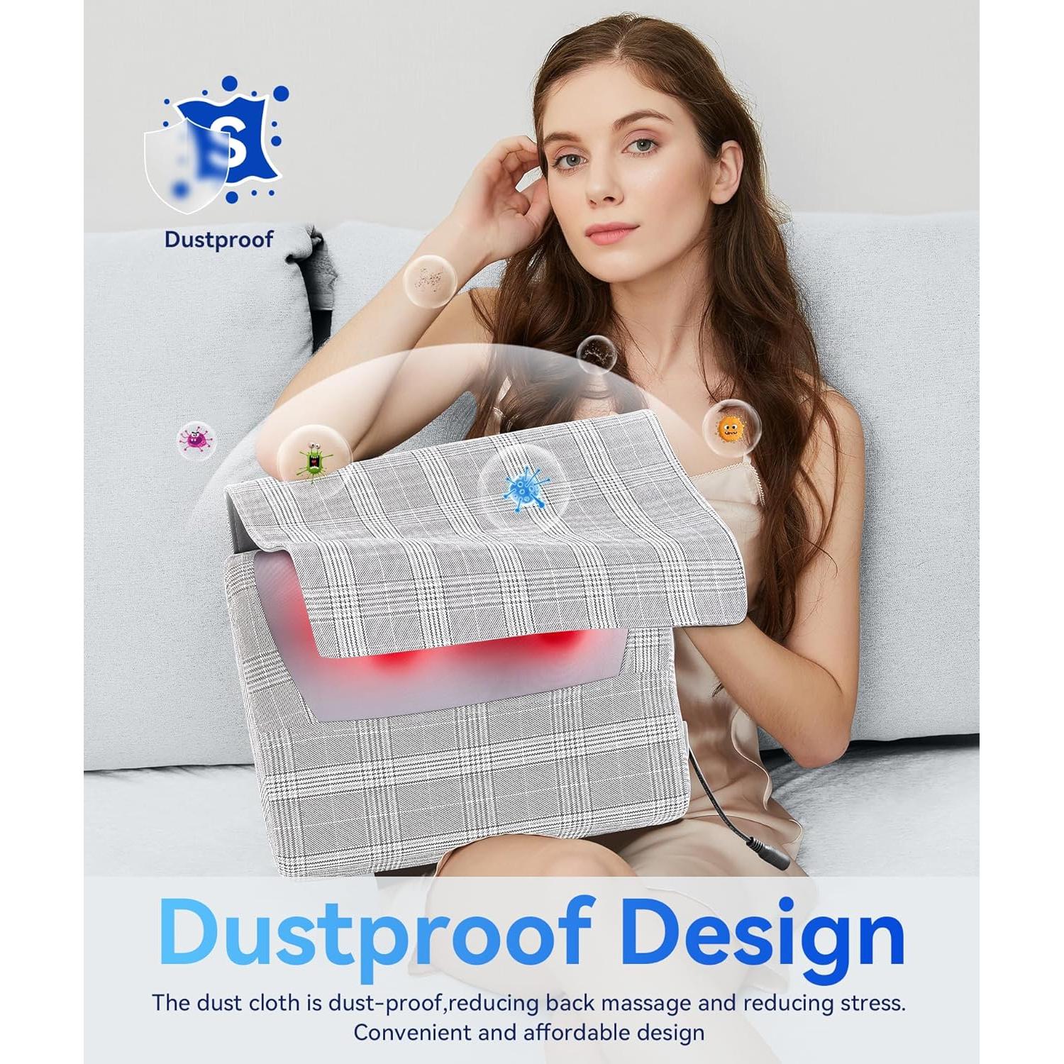 Masajeador de Espalda Papillon JH-017-X con Calor y 3 Velocidades