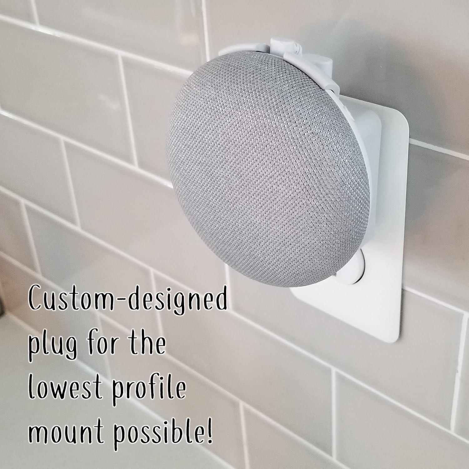 Soporte de Pared para Google Nest Mini Mount Genie Blanco