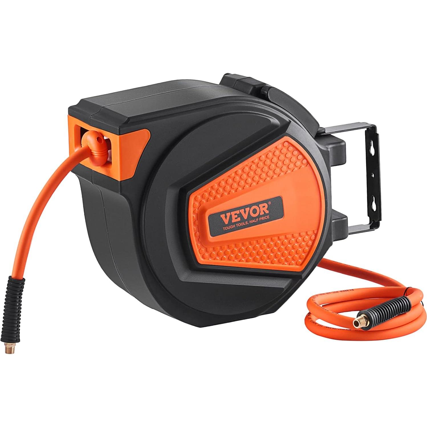 Carrete de Manguera de Aire Retráctil VEVOR 3/8" x 15m 300PSI