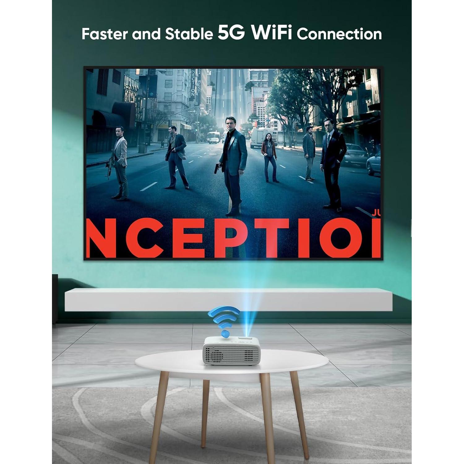 Proyector Mini TMY V68 1080P WiFi 5G Bluetooth 5.1