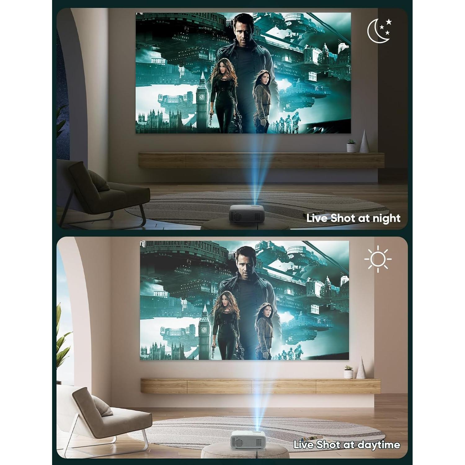 Proyector Mini TMY V68 1080P WiFi 5G Bluetooth 5.1