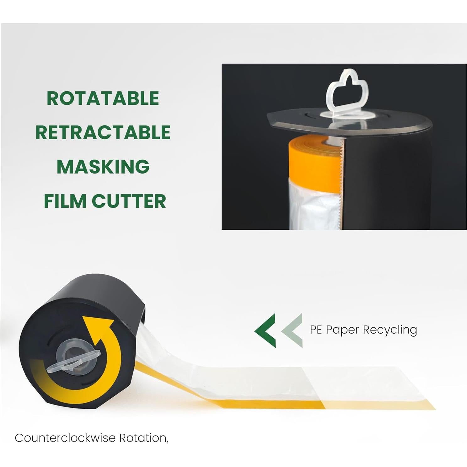 Cinta de Pintor Voomey con Dispensador 0.3m x 25m