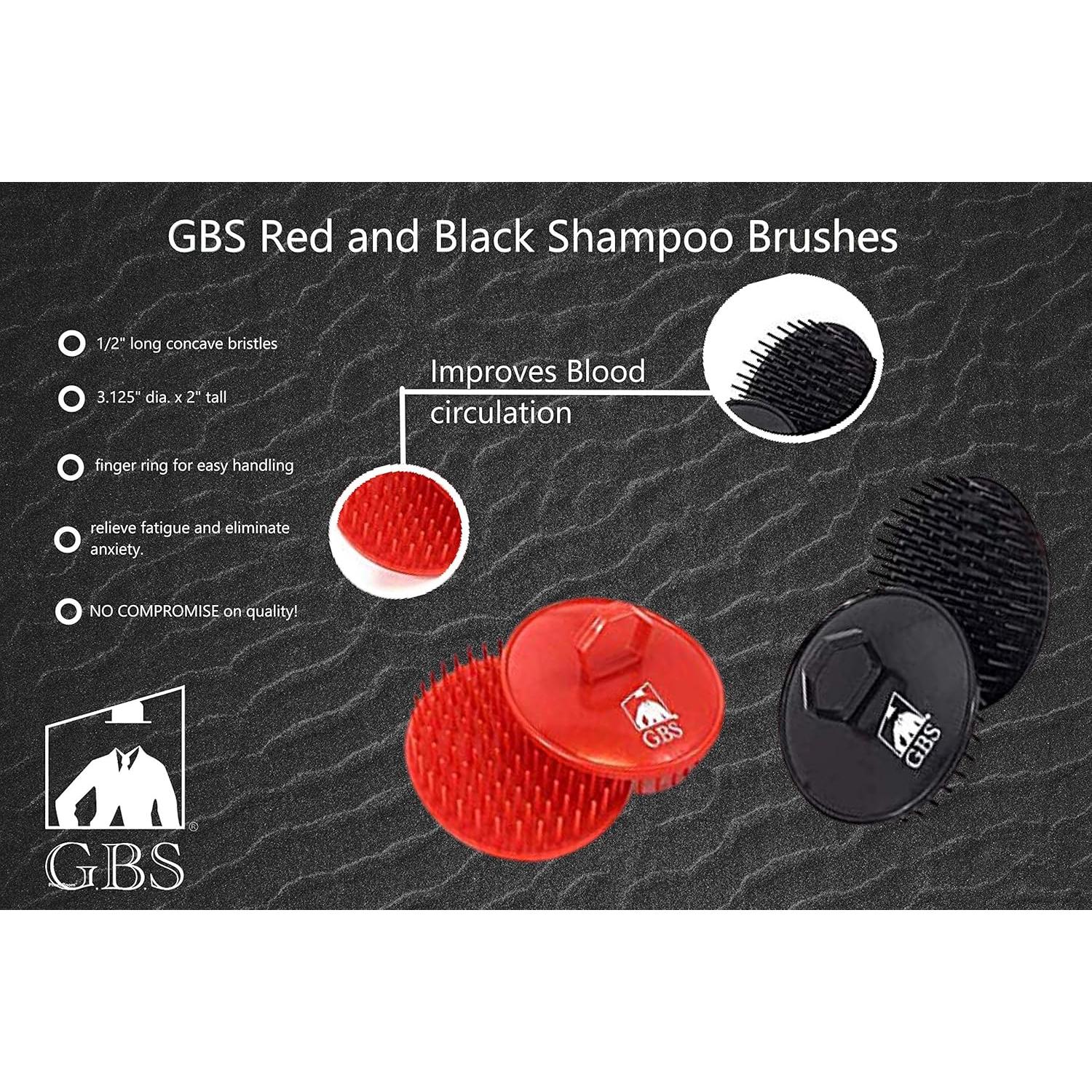 Cepillo de Champú G.B.S para Cuero Cabelludo 6 Piezas