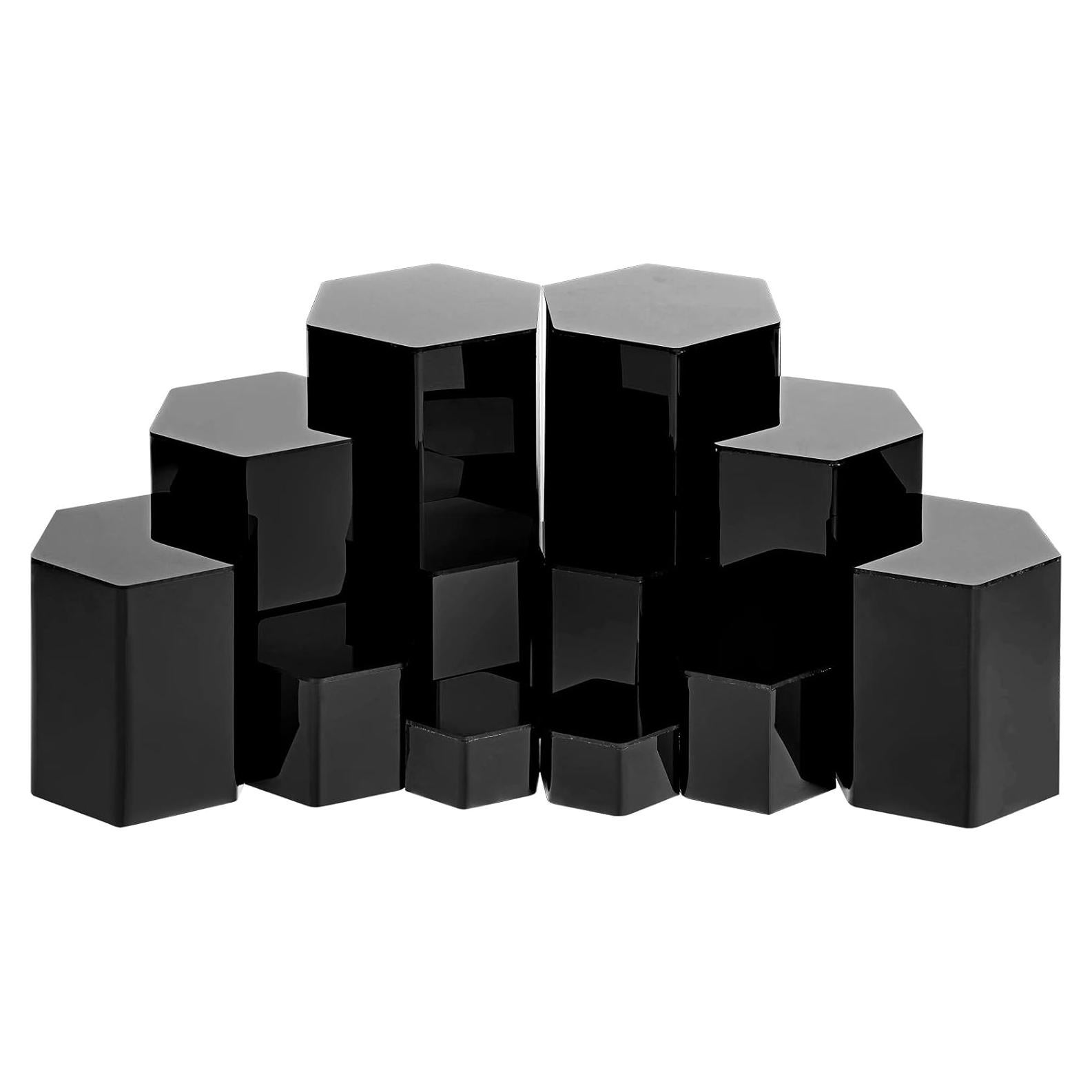 Soportes de Exhibición de Joyería Hexagonales Jetec 12 Piezas