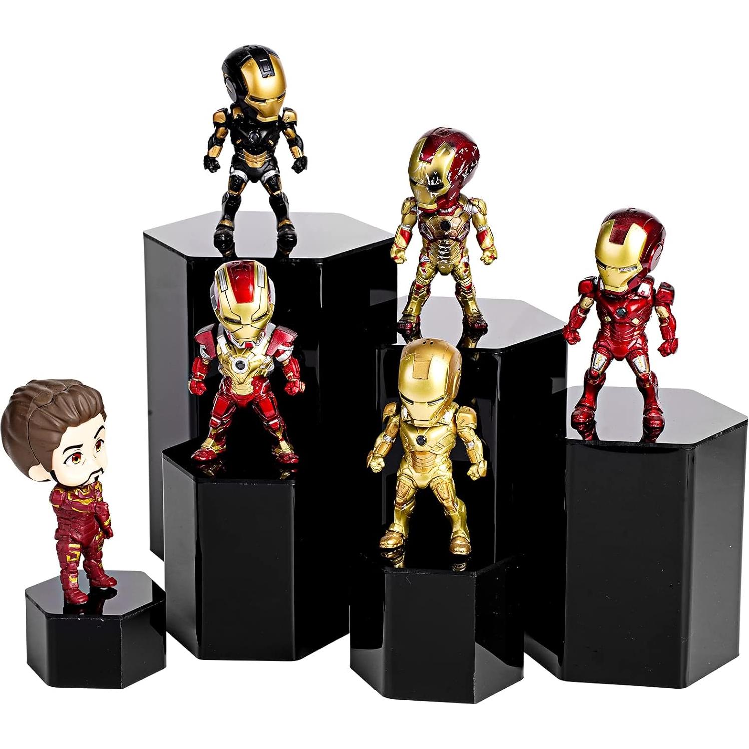 Soportes de Exhibición de Joyería Hexagonales Jetec 12 Piezas