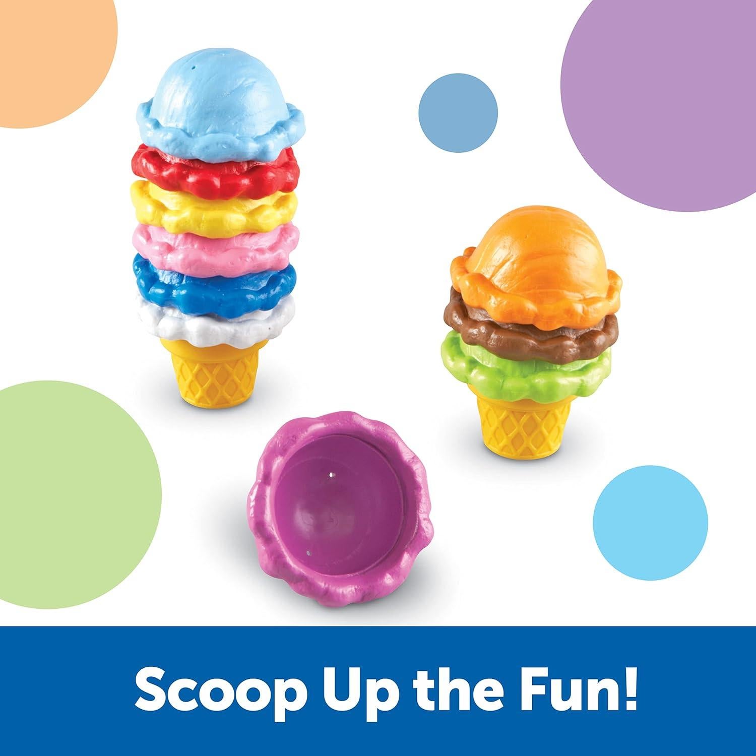 Learning Resources Conos de Color Arcoíris - 12 Piezas