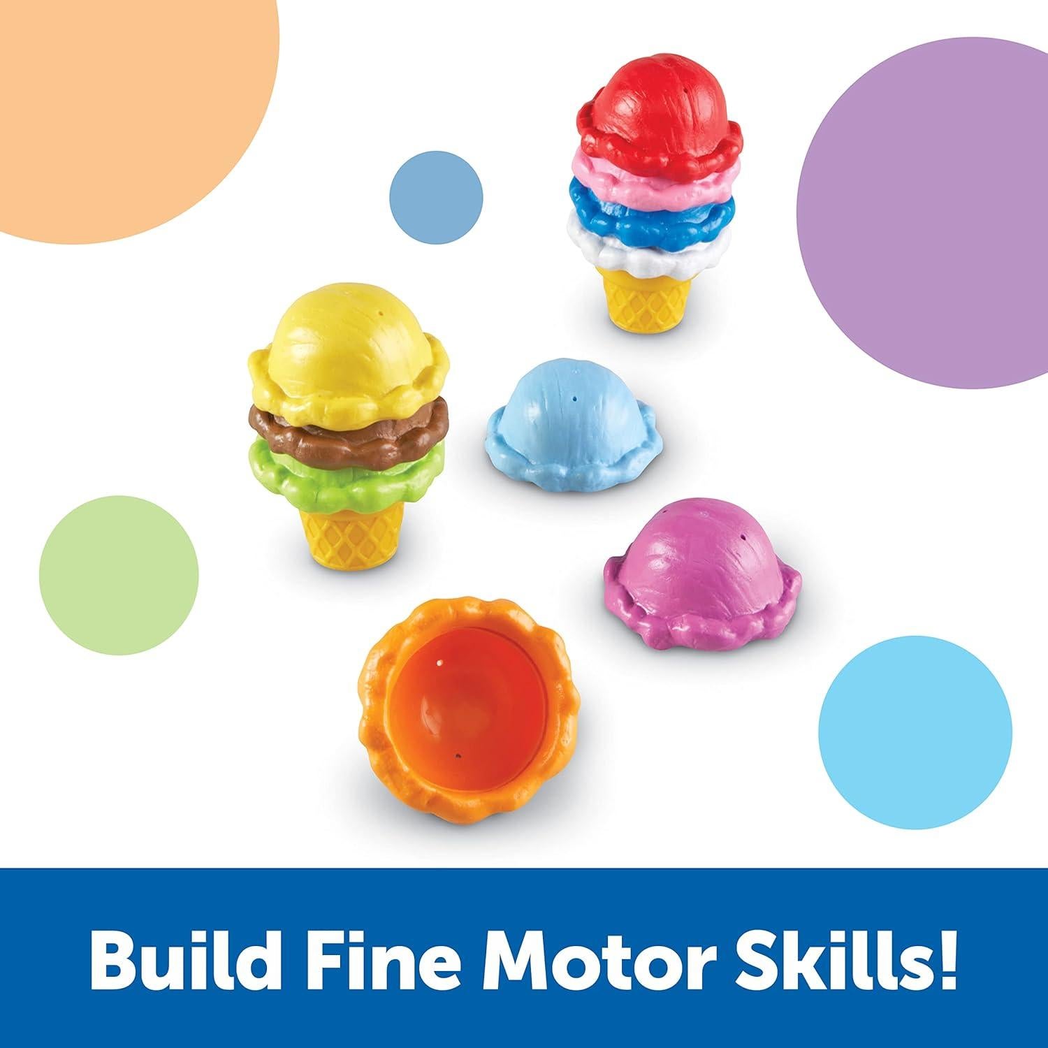 Learning Resources Conos de Color Arcoíris - 12 Piezas