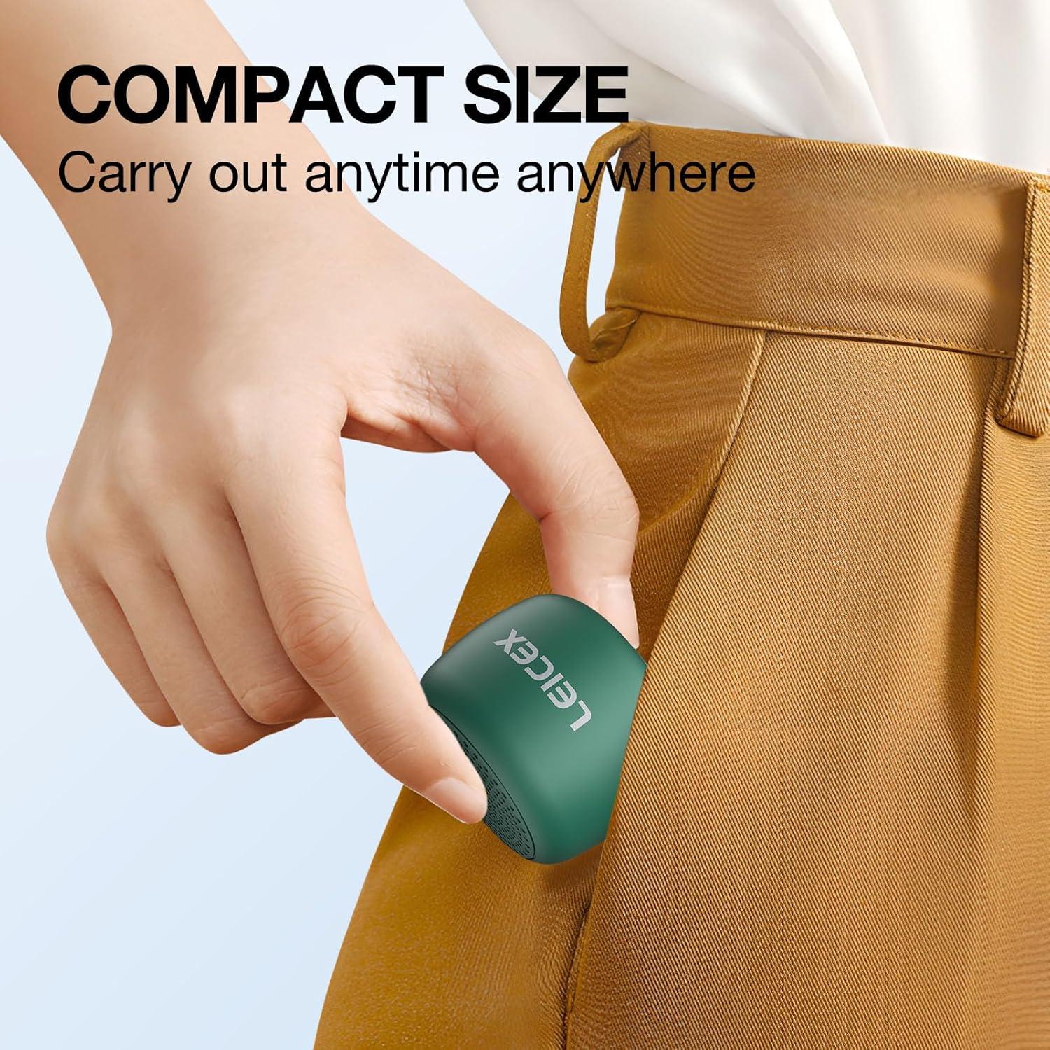 Mini Bluetooth Speaker Wireless, Portable for Travel, Gift, Mobile Phone. TWS Stereo Sound (Green)