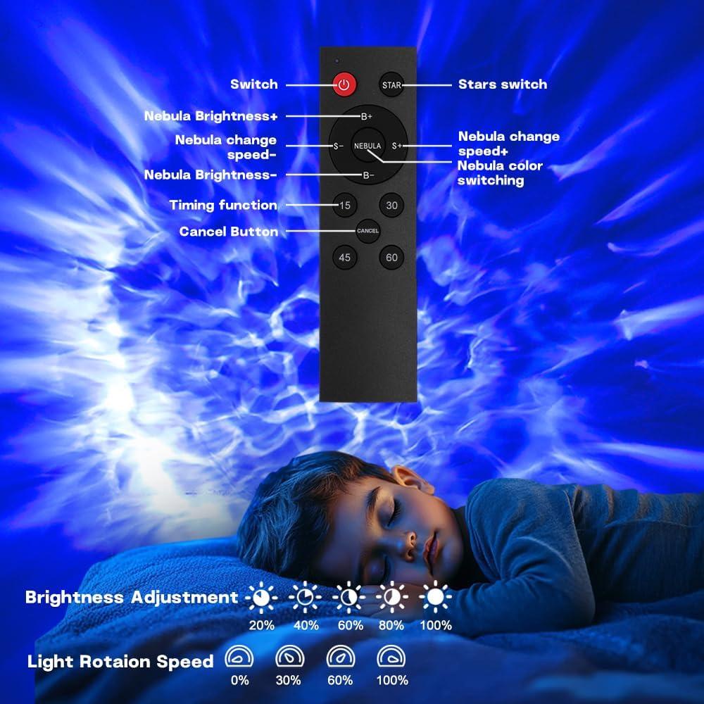 Proyector de Estrellas Galaxy Proran con Control Remoto 13.97cm