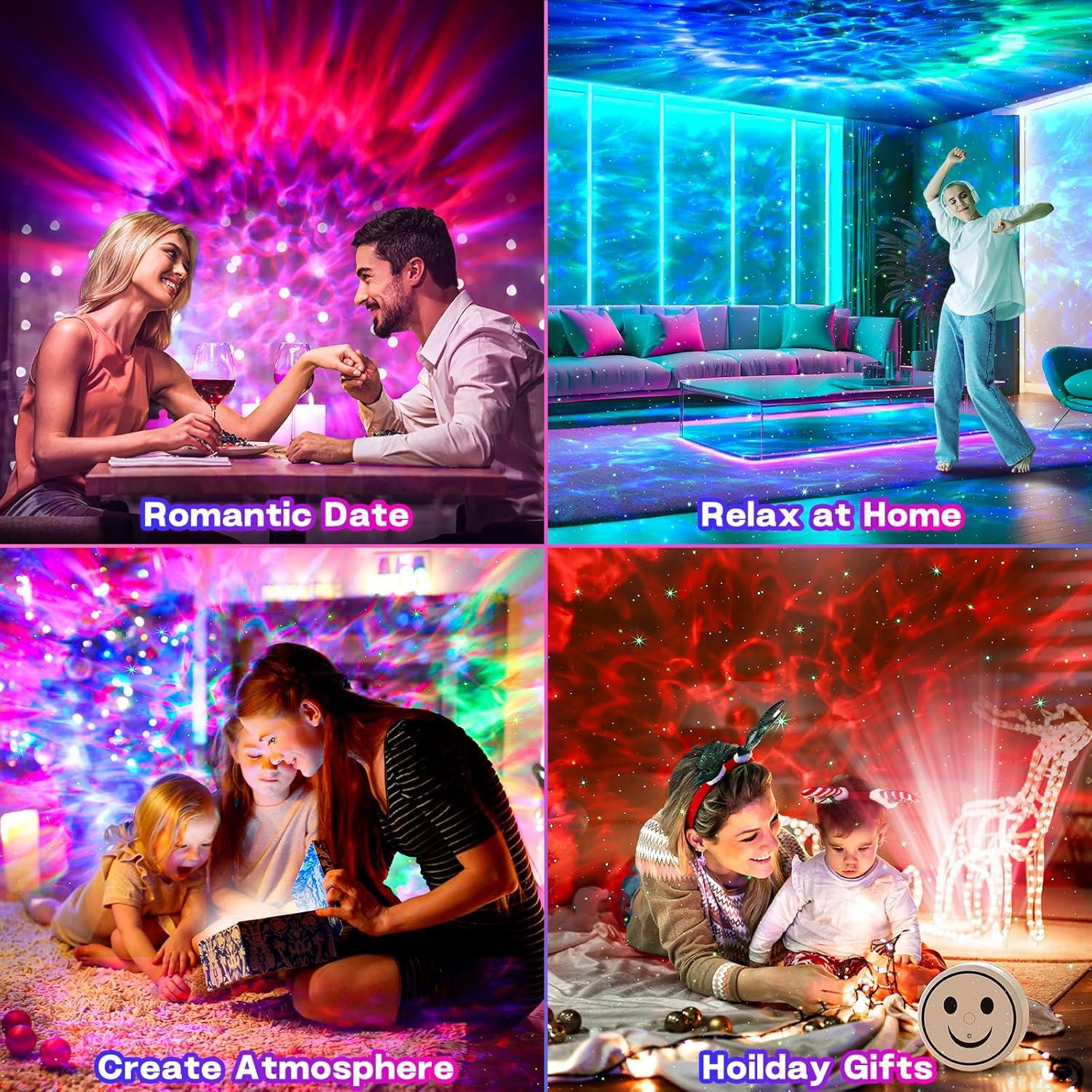 Proyector de Estrellas Galaxy Proran con Control Remoto 13.97cm