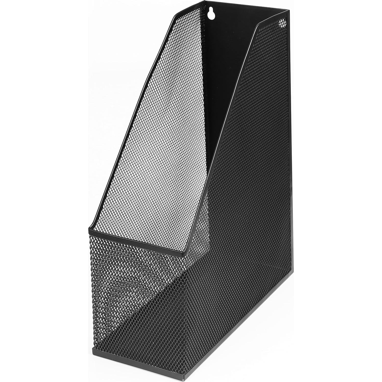 Soporte de Revistas YBM HOME de Acero Malla Negro 30.48 cm