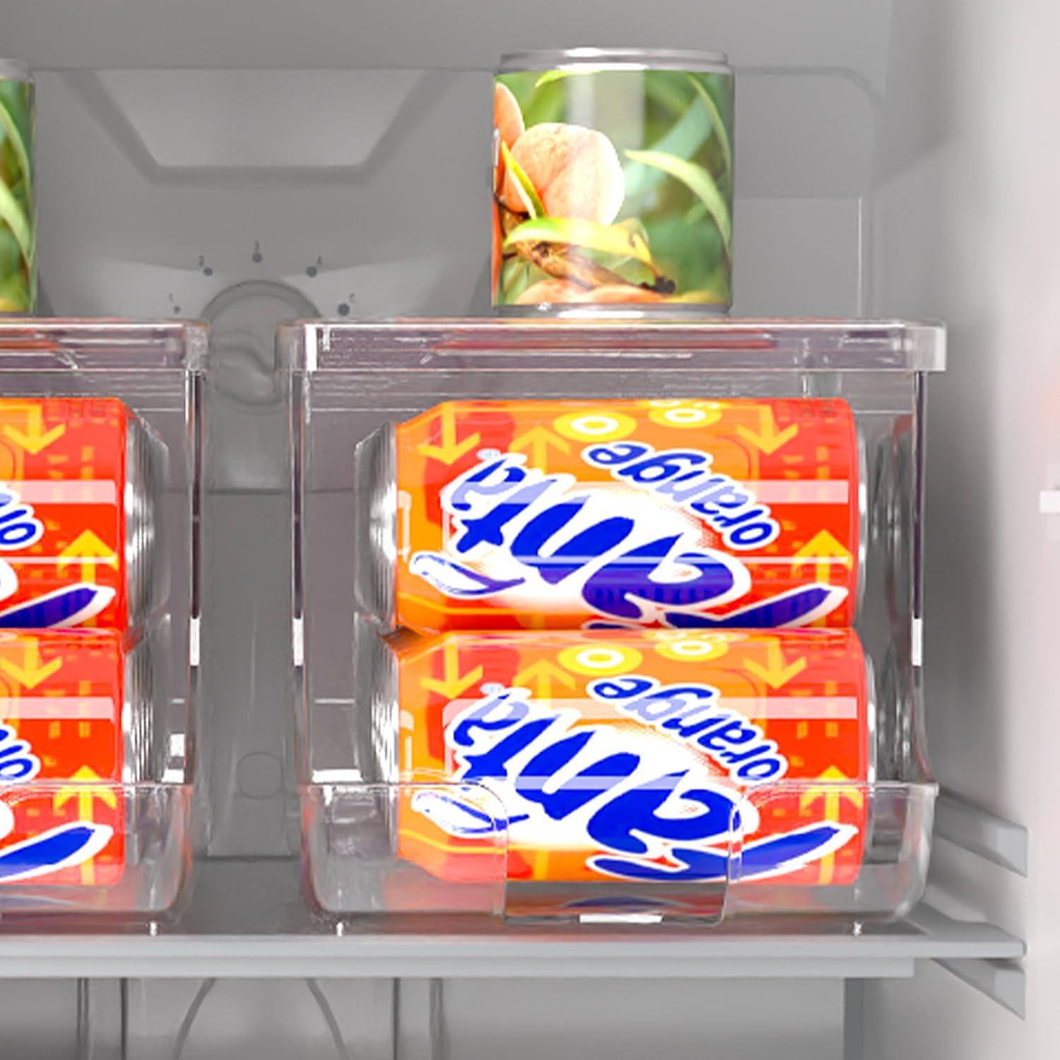 Organizador de Latas SCAVATA 2 Piezas Transparente 12 Latas