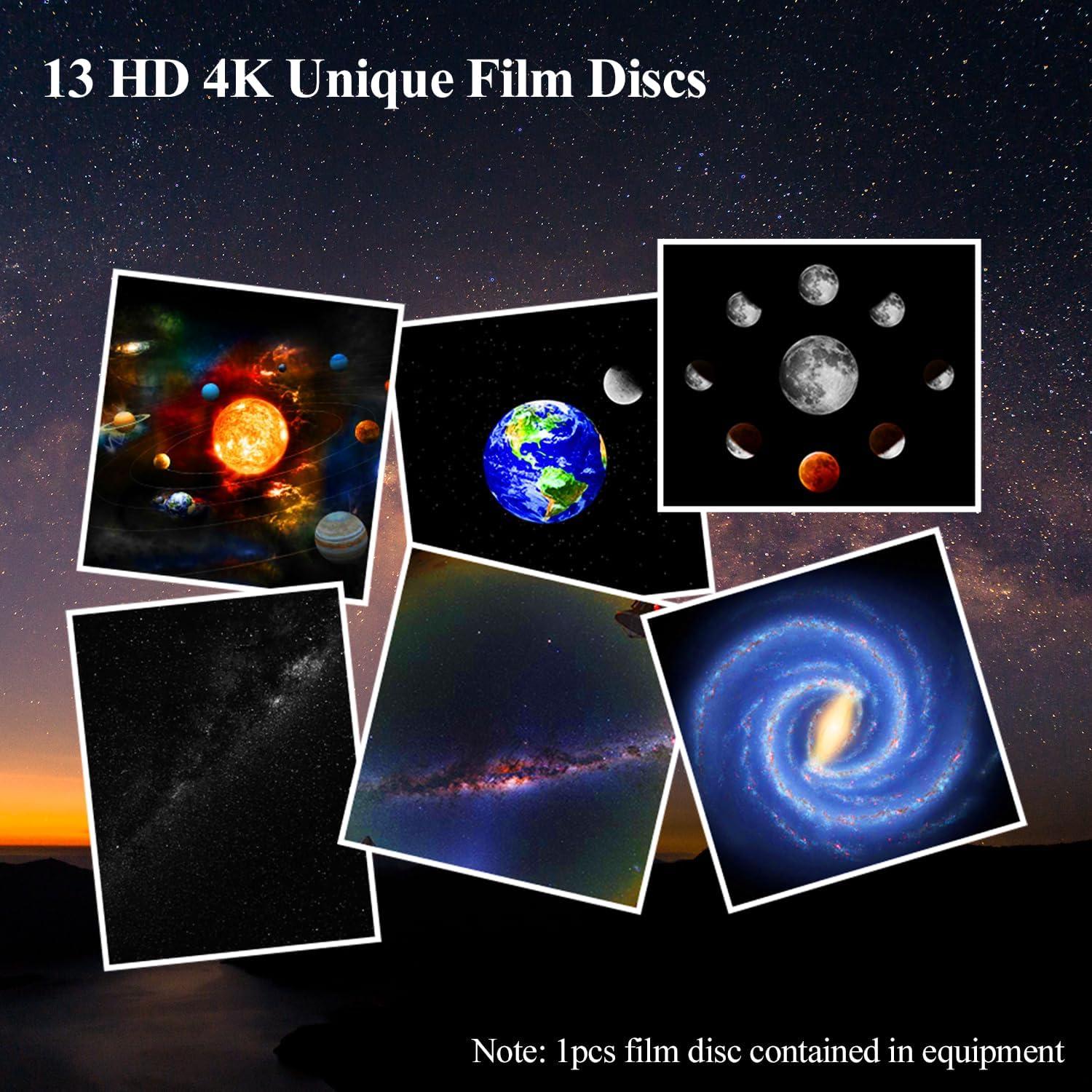 Proyector Planetario SOMKTN 4K con 13 Discos y Temporizador