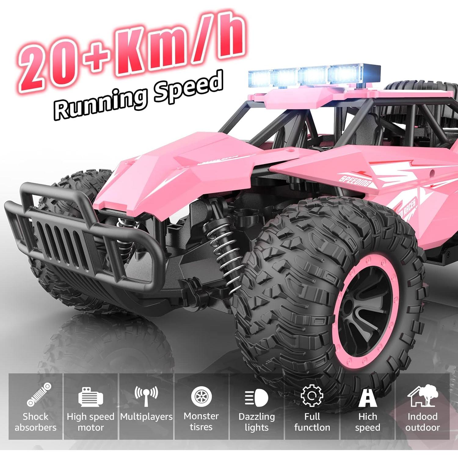 Coche RC Kolegend K-301 Monstruo 20 km/h 1:12 Luces