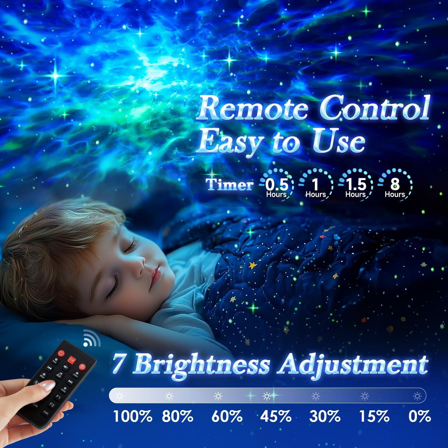 Proyector de Estrellas PIKOY 3.0 con Bluetooth y Ruido Blanco