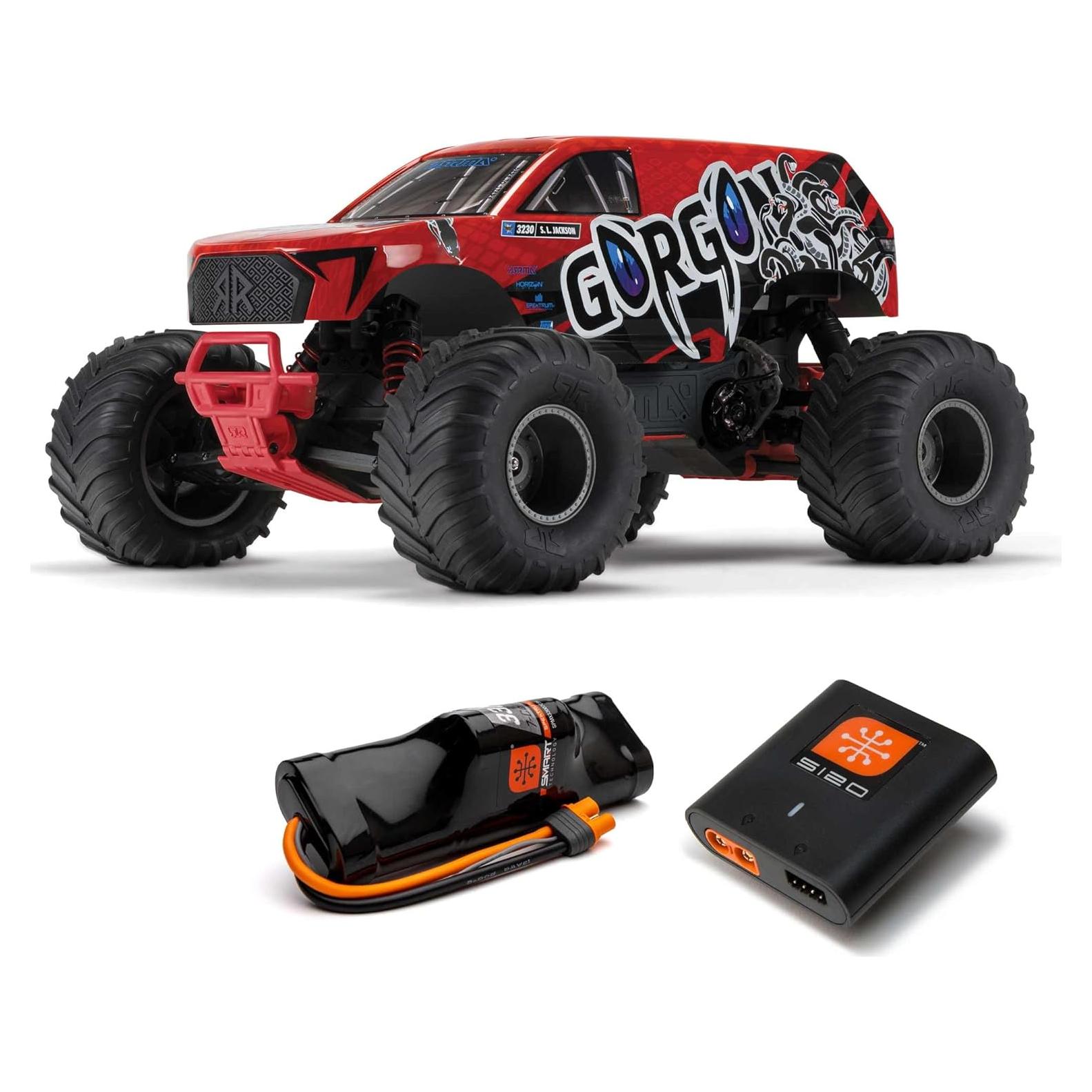 Camión RC ARRMA Gorgon 1/10 RTR 2WD Rojo Batería Incluida