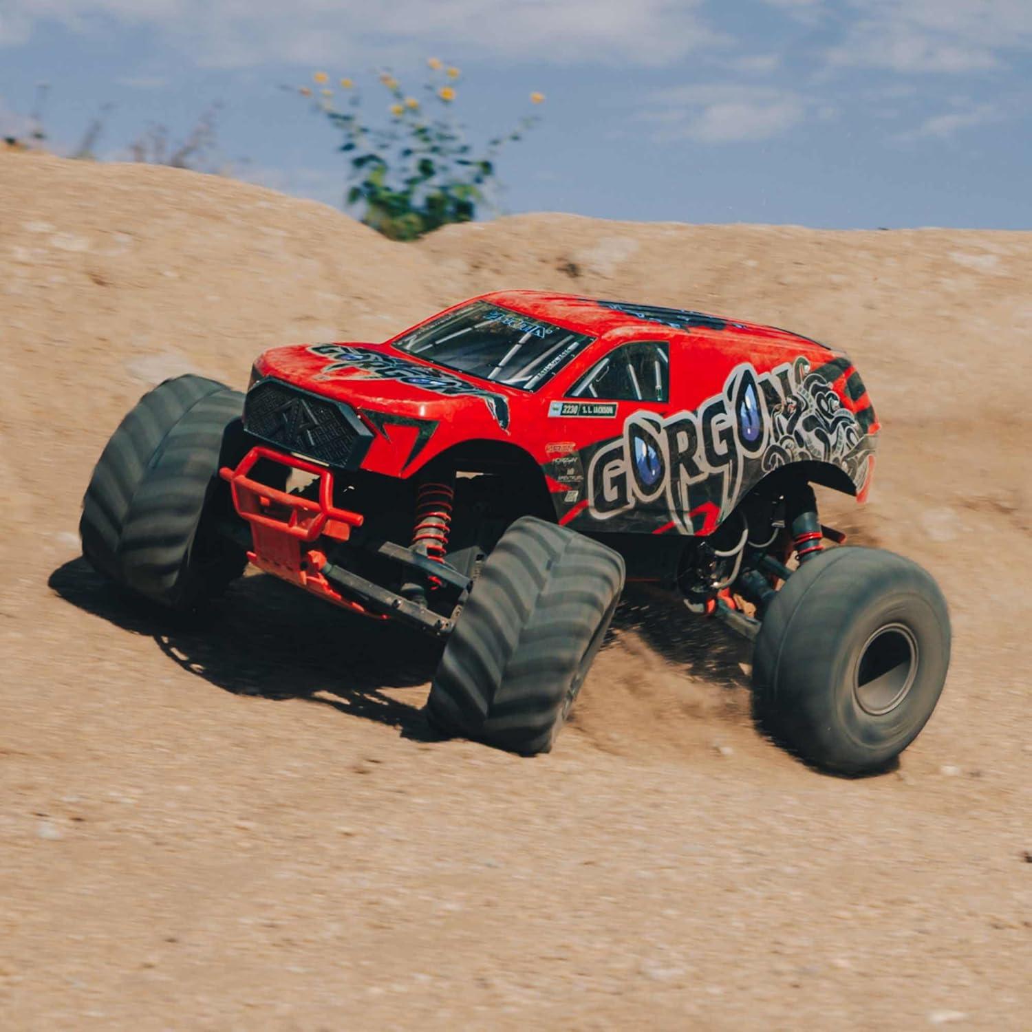 Camión RC ARRMA Gorgon 1/10 RTR 2WD Rojo Batería Incluida