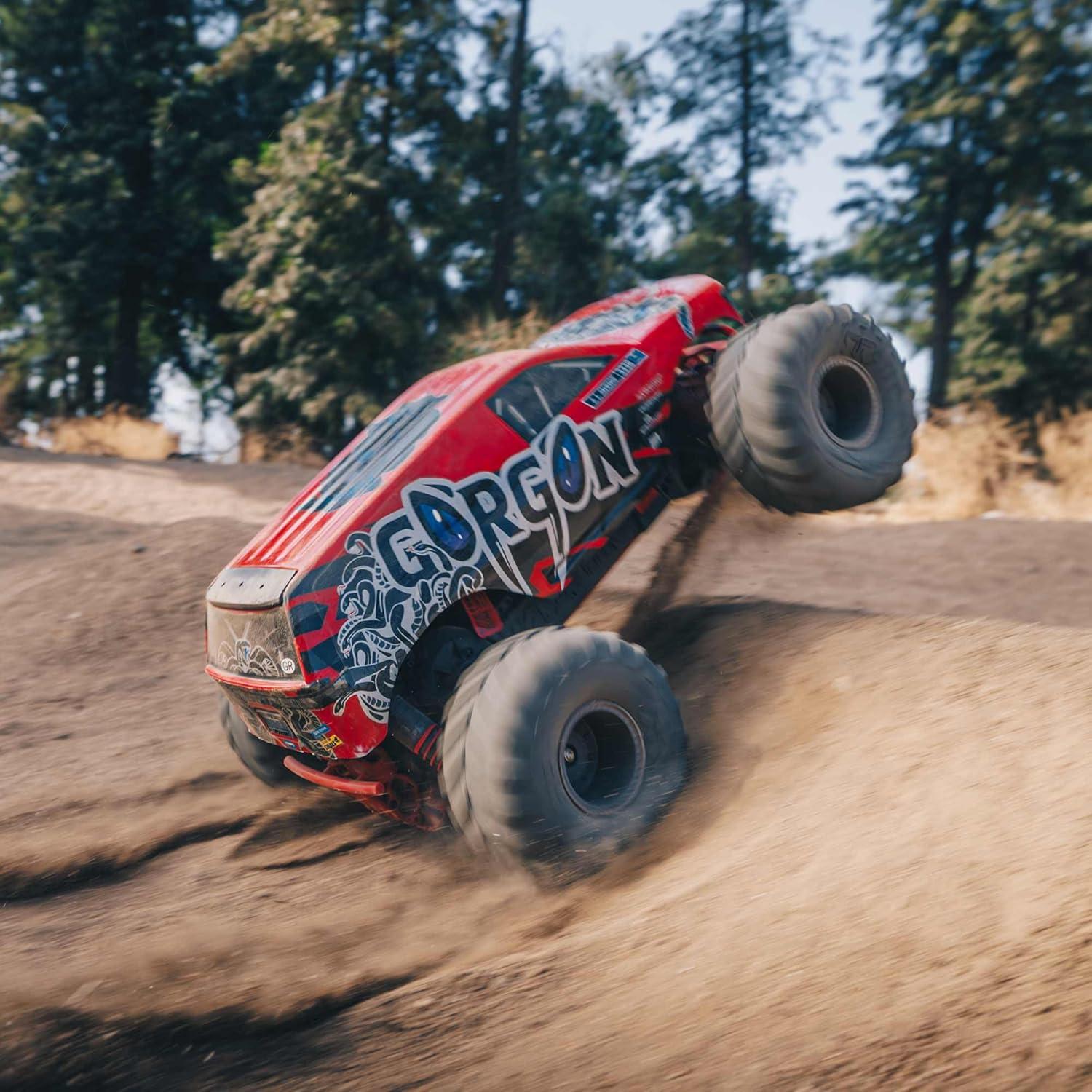 Camión RC ARRMA Gorgon 1/10 RTR 2WD Rojo Batería Incluida