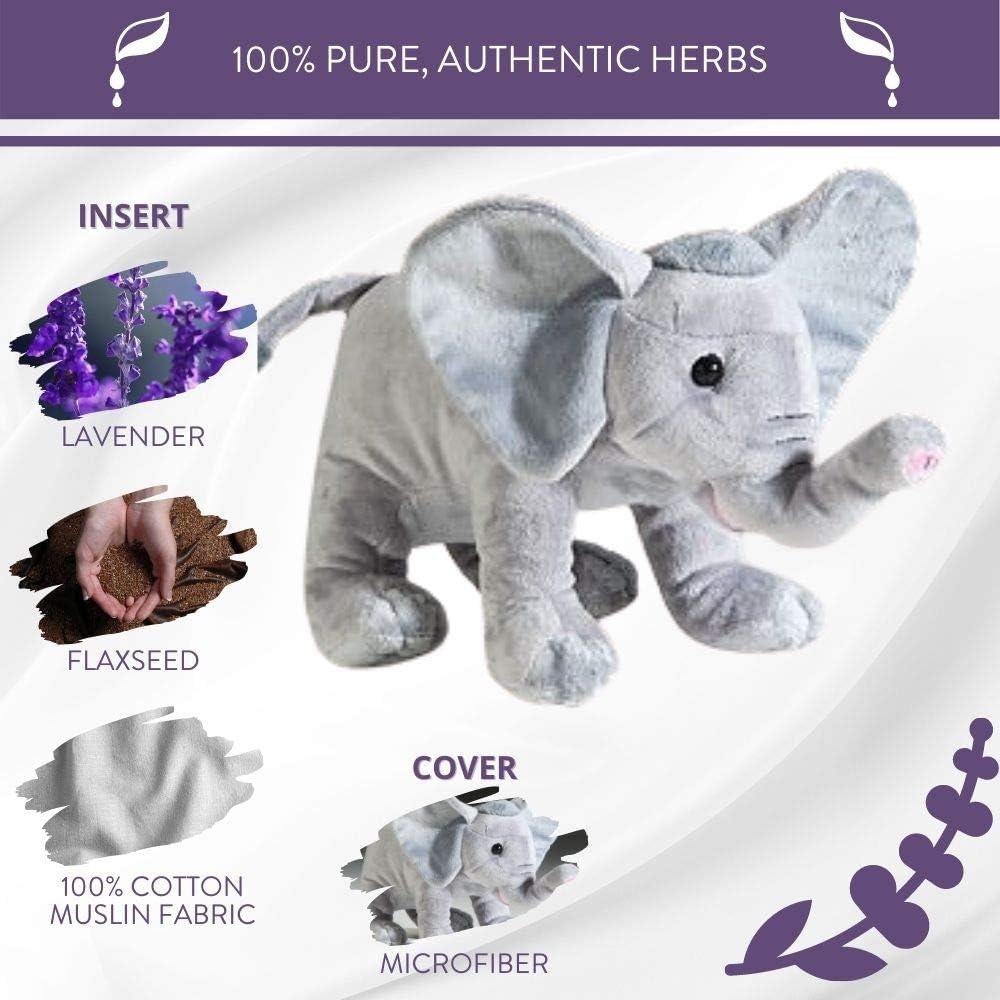 Almohada Aromaterapia Caliente Elefante Sonoma Lavender 26.6x17.8cm