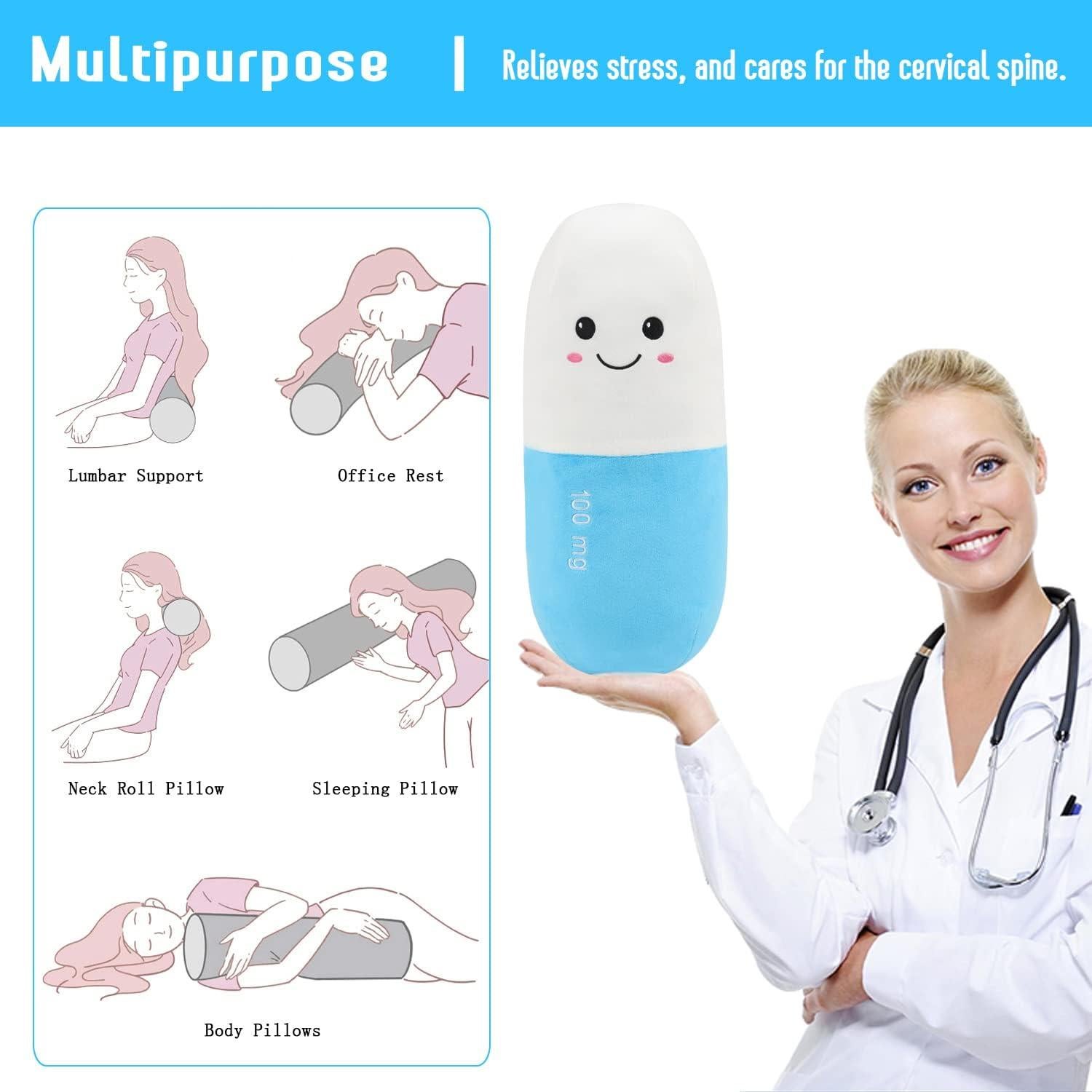 Almohada Cilíndrica Sexysamba para Cuello y Lumbar - Negro M