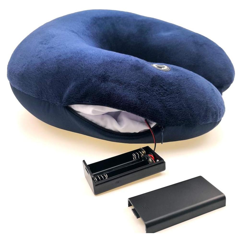 Almohada de Cuello Vibrante Hooshing UNECK LAN Azul Marino