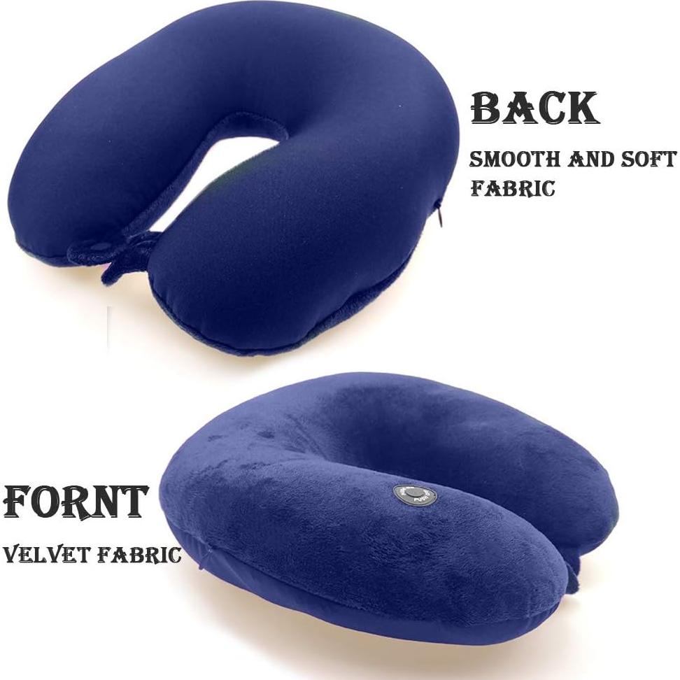 Almohada de Cuello Vibrante Hooshing UNECK LAN Azul Marino
