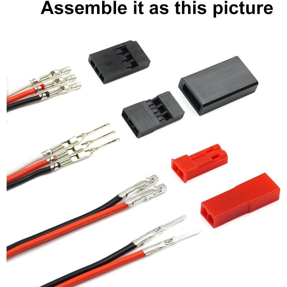 Kit Conectores Macho Hembra + Herramienta Crimpado Elechawk